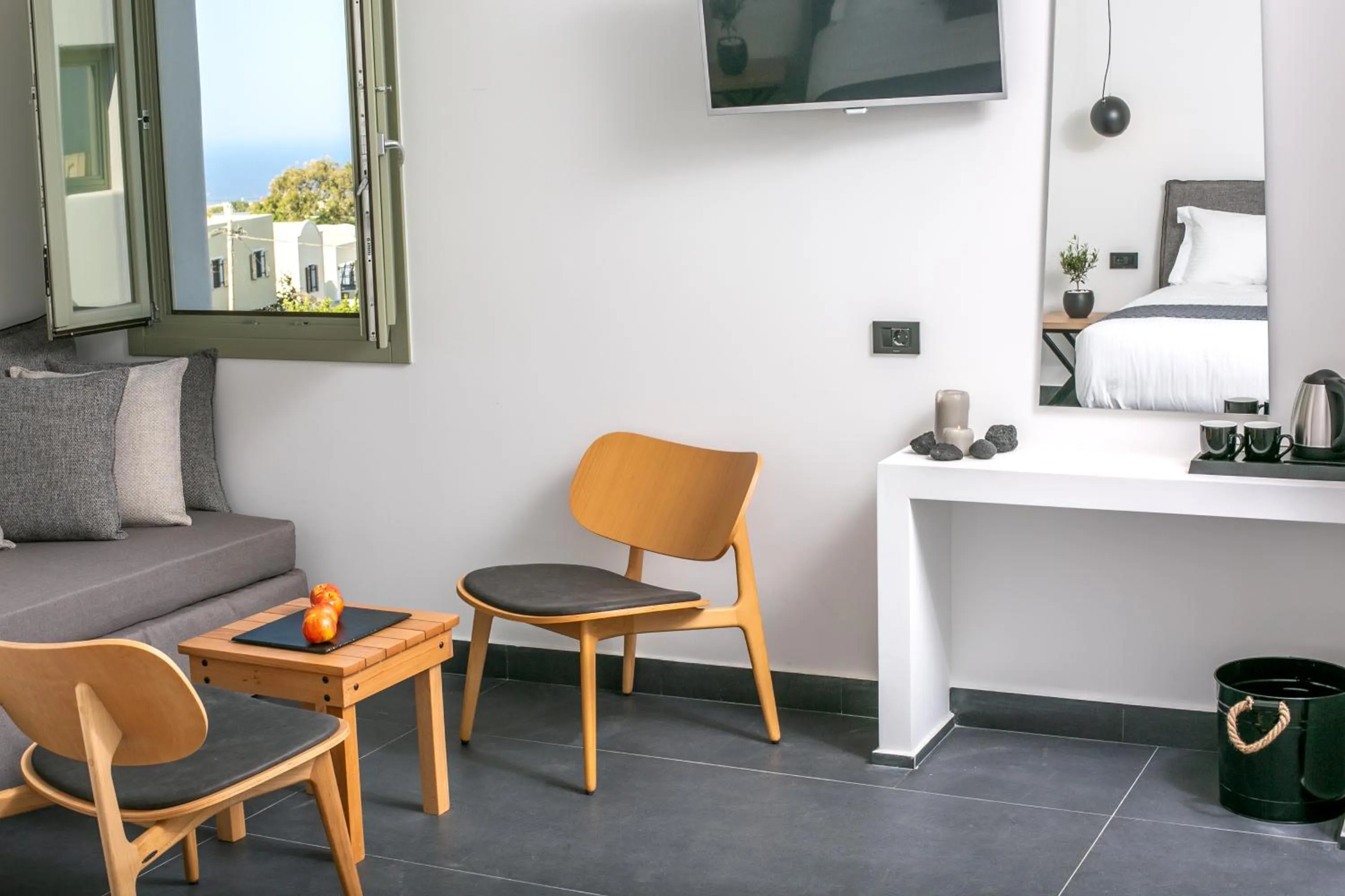 Seating area in Kallos Imar Boutique Hotel