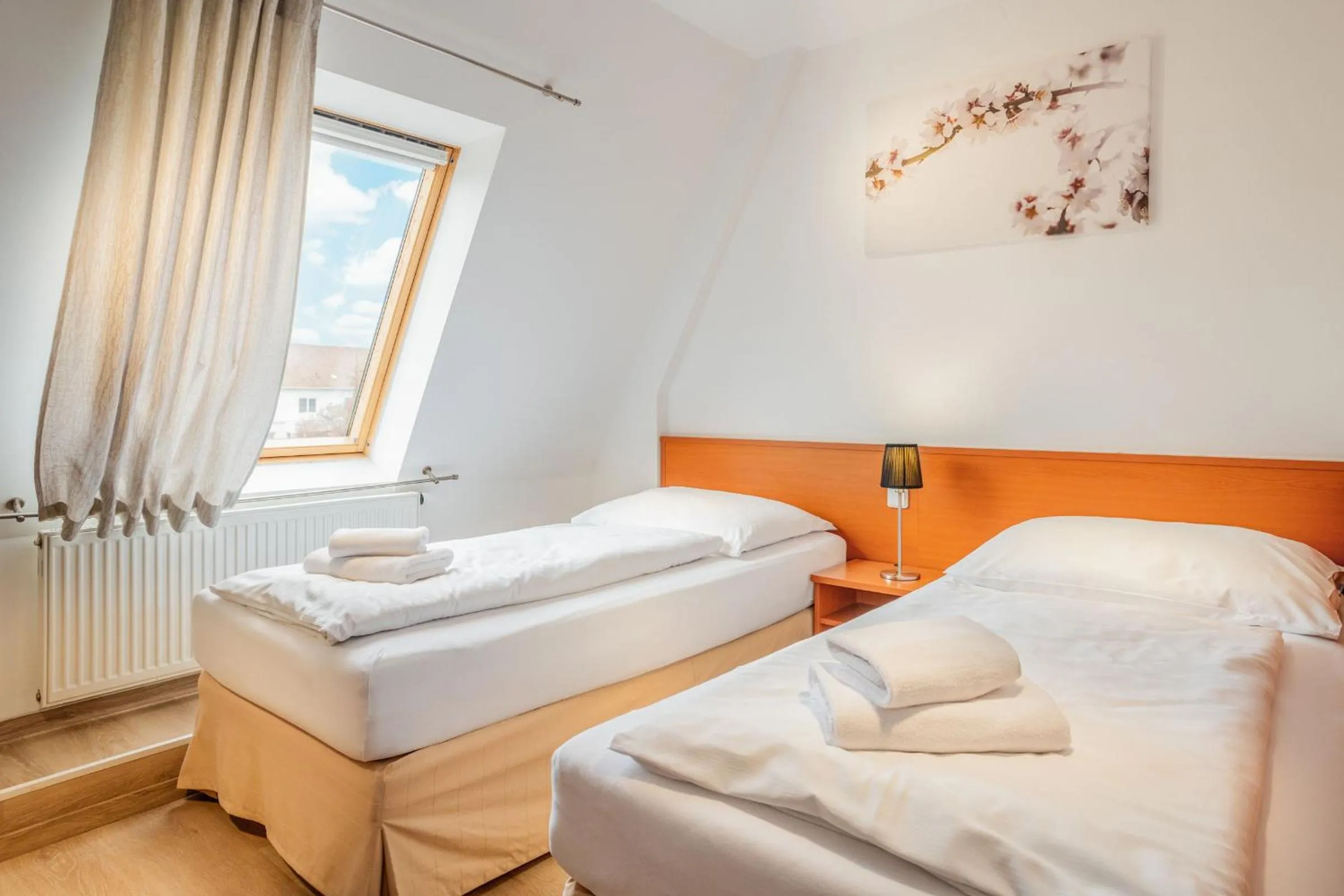 Bed in Wine Wellness Hotel Amande Hustopeče