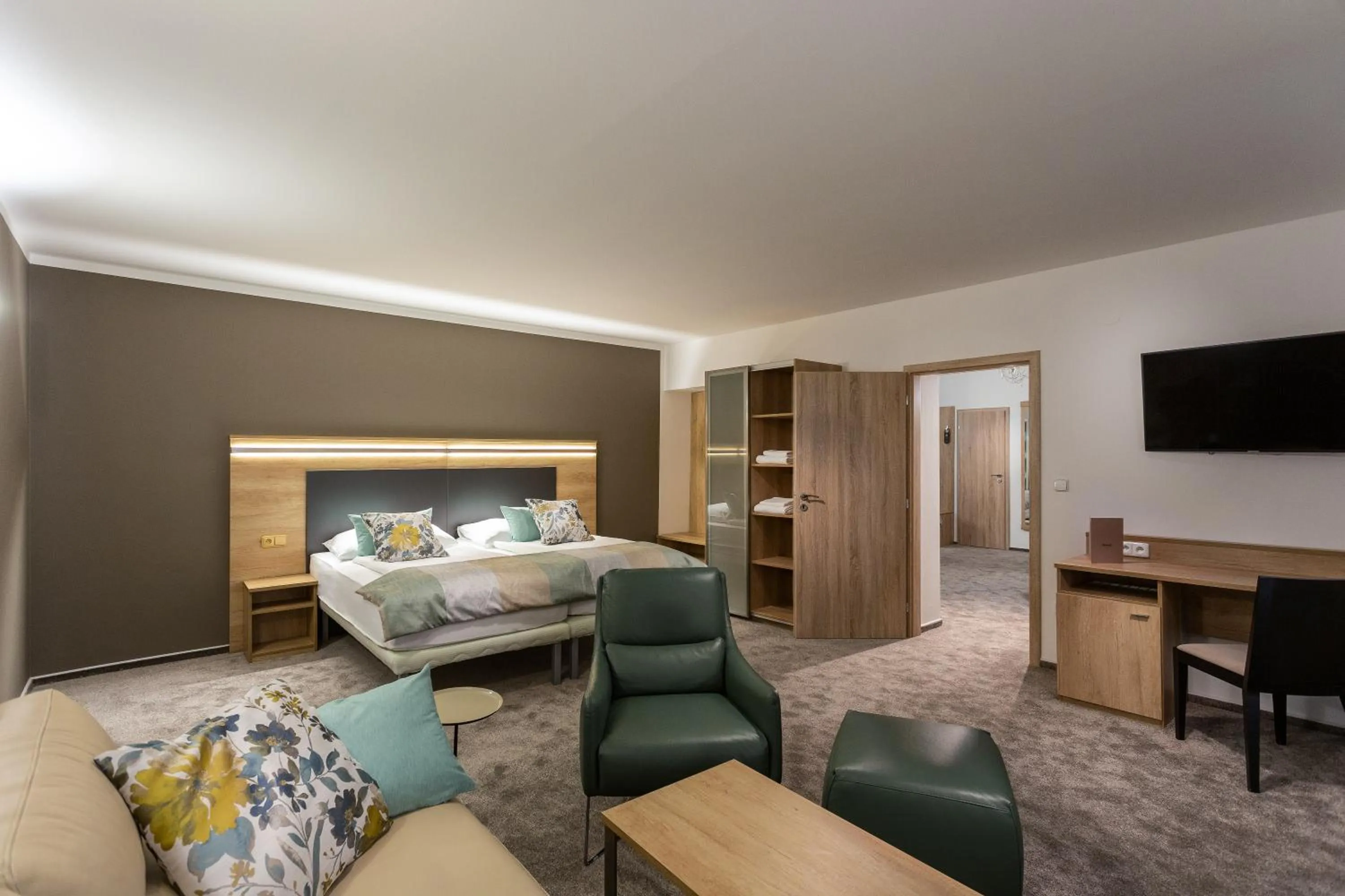 Bed in Wine Wellness Hotel Amande Hustopeče