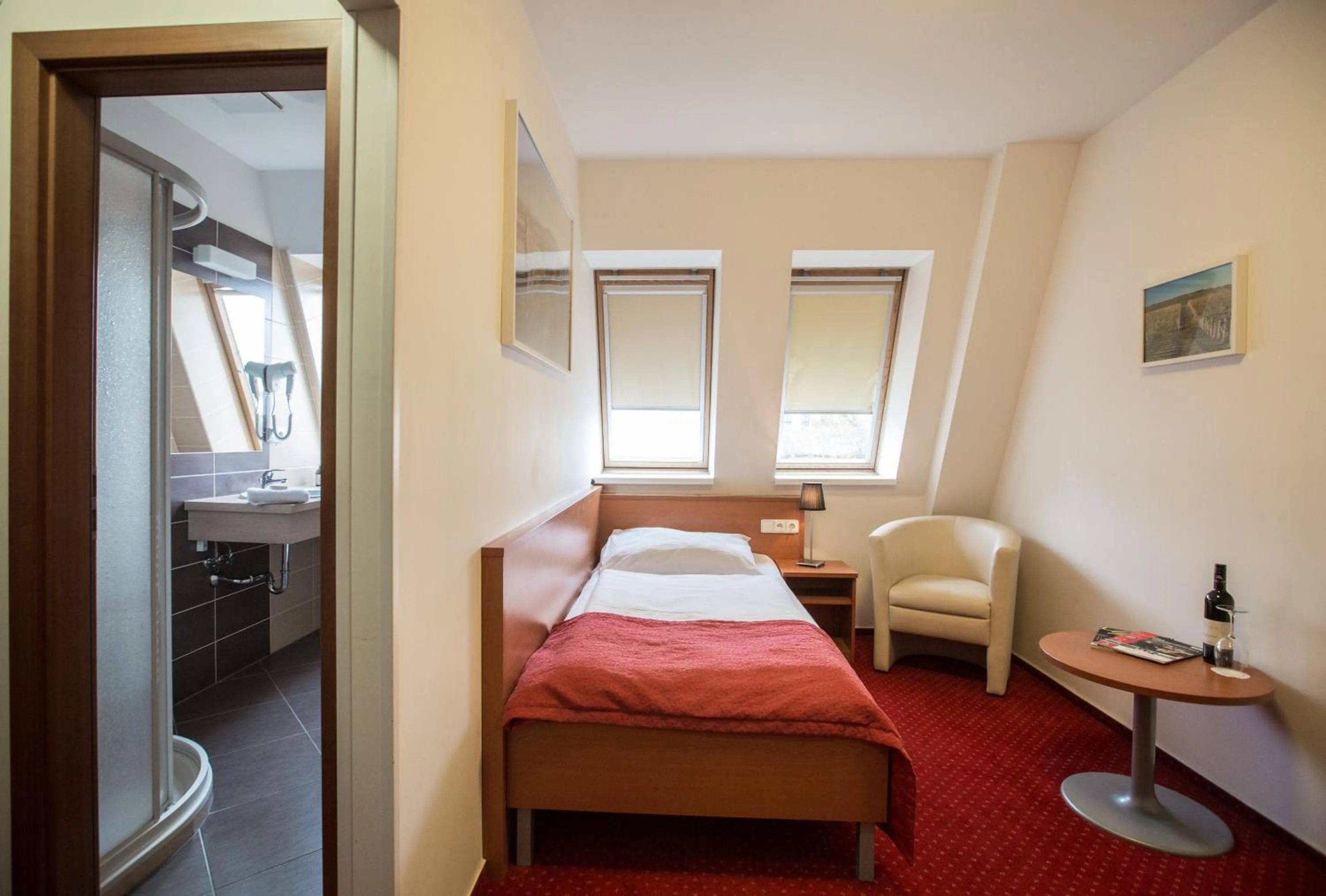 Bed in Wine Wellness Hotel Amande Hustopeče