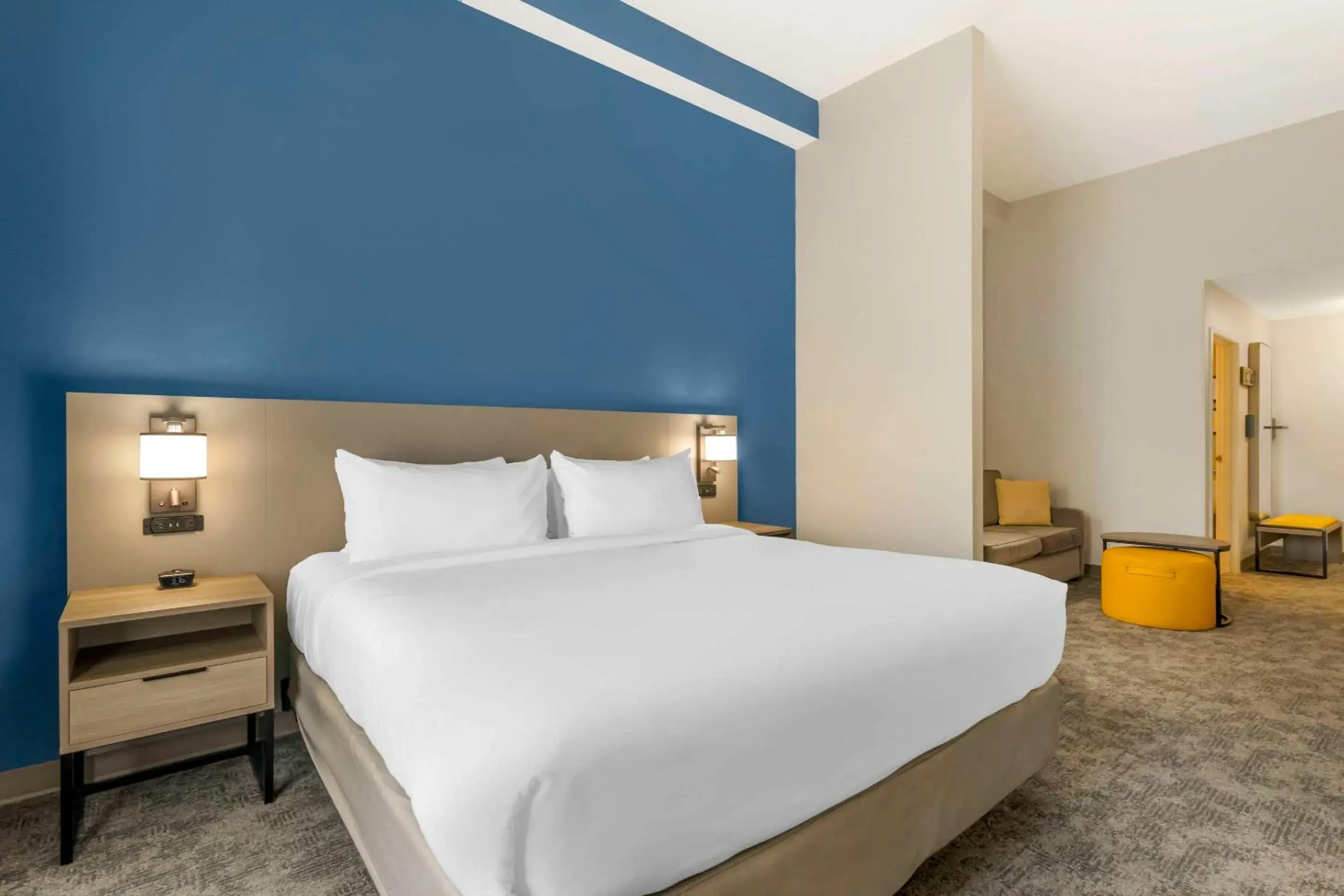 King Suite with Roll-In Shower - Accessible/Non-Smoking in Comfort Suites Sarasota-Siesta Key King Suite with Roll-In Shower - Accessible/Non-Smoking in Comfort Suites Sarasota-Siesta Key