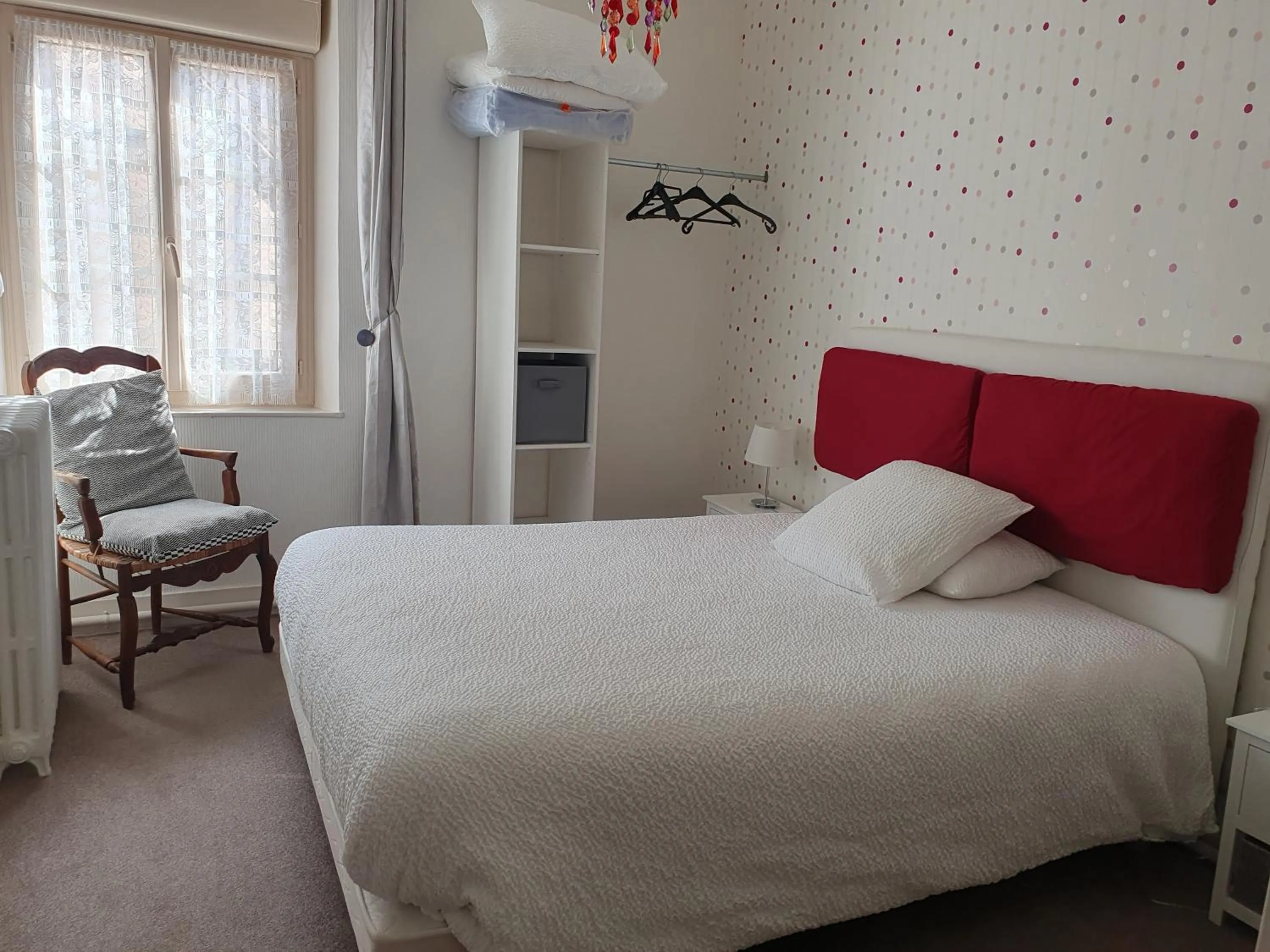 Bed in Logis hôtel LE COR D'ARGENT