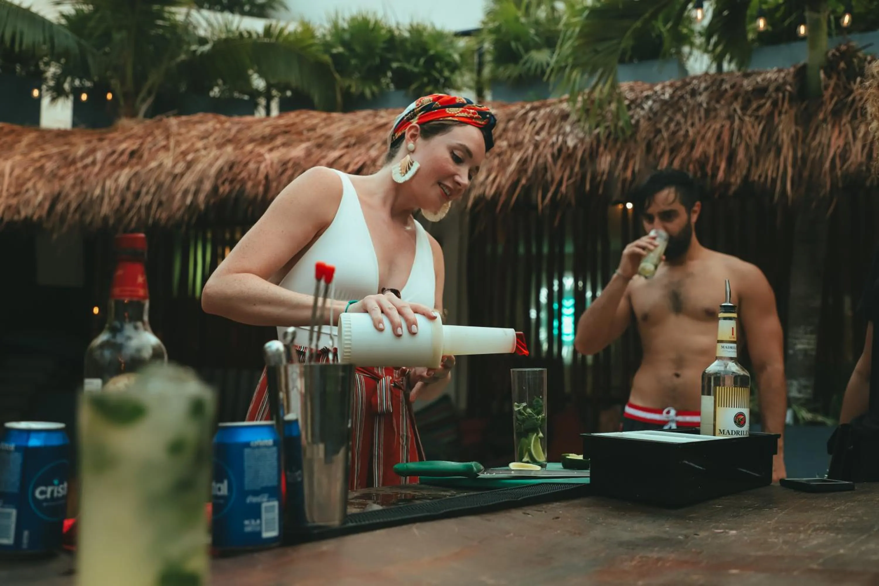 Food and drinks in Mayan Monkey Tulum - Social Hotel