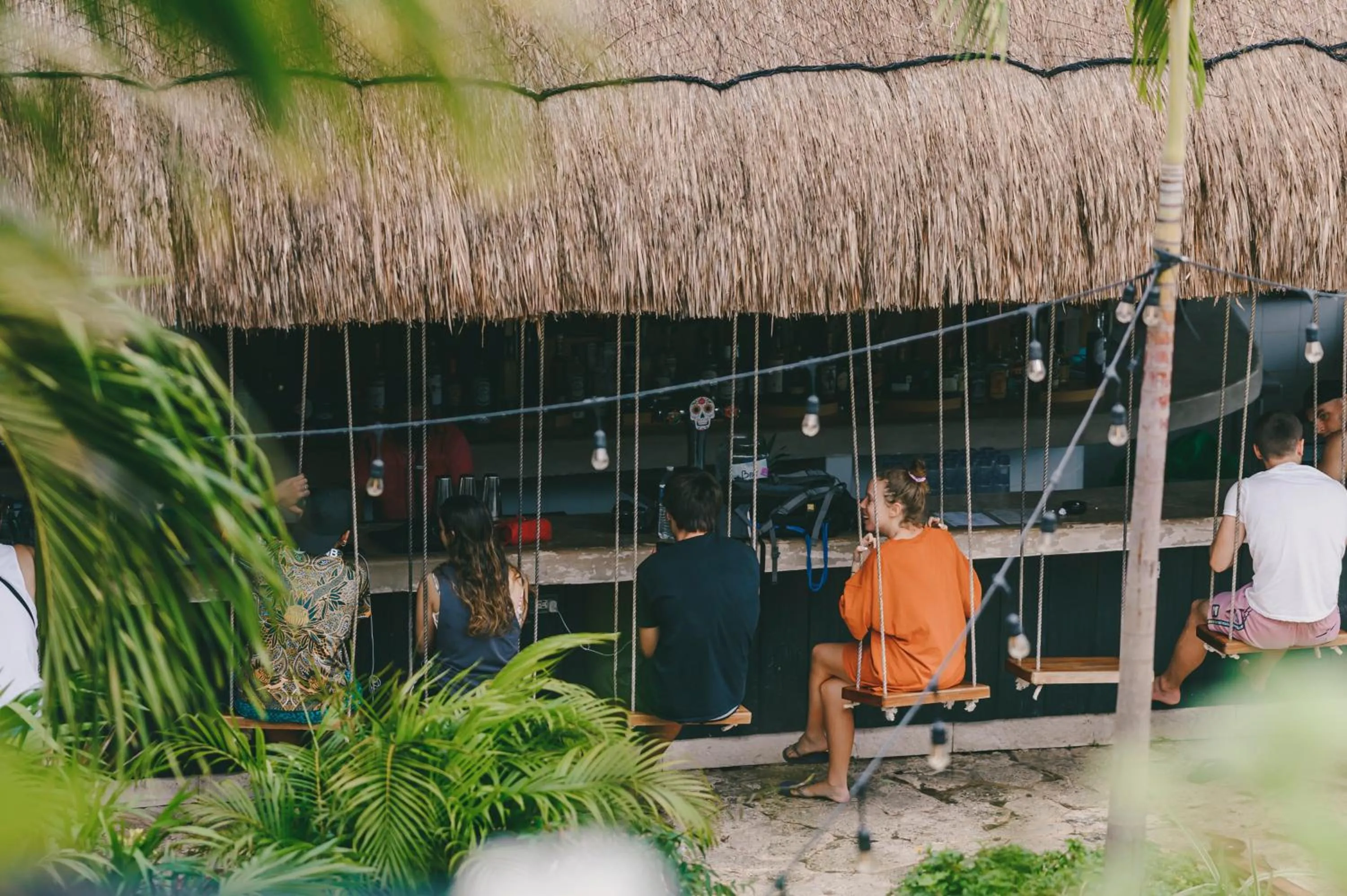 People in Mayan Monkey Tulum - Social Hotel