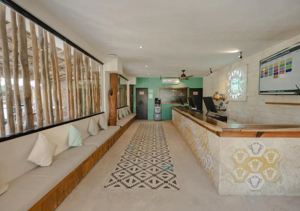 Lobby or reception in Mayan Monkey Tulum - Social Hotel