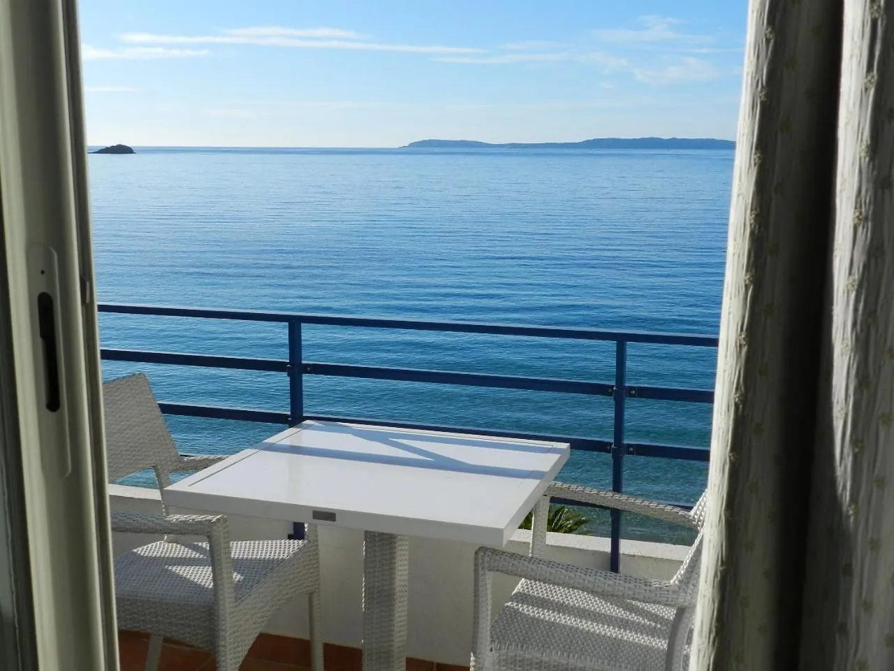 Patio in Grand Hotel Moriaz