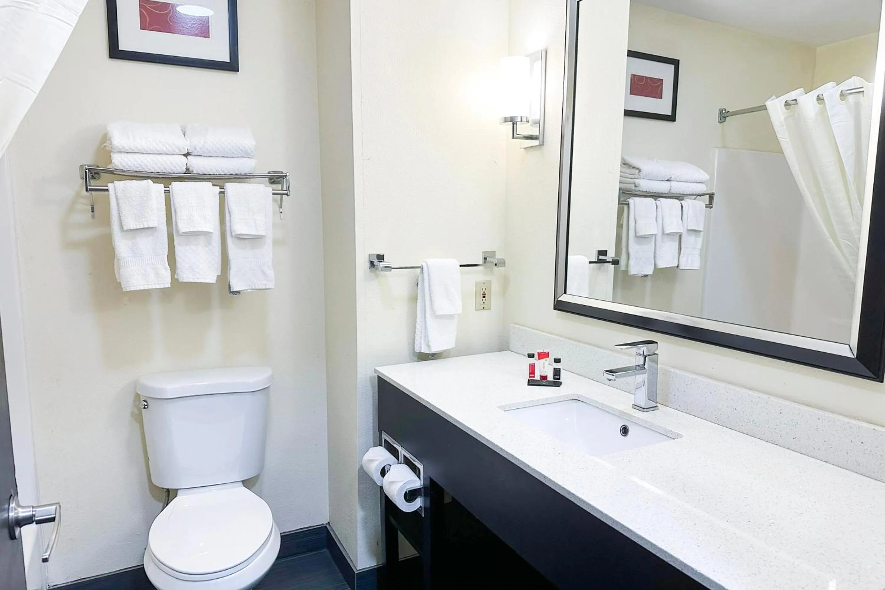 Bathroom in OYO Hotel Rome West GA