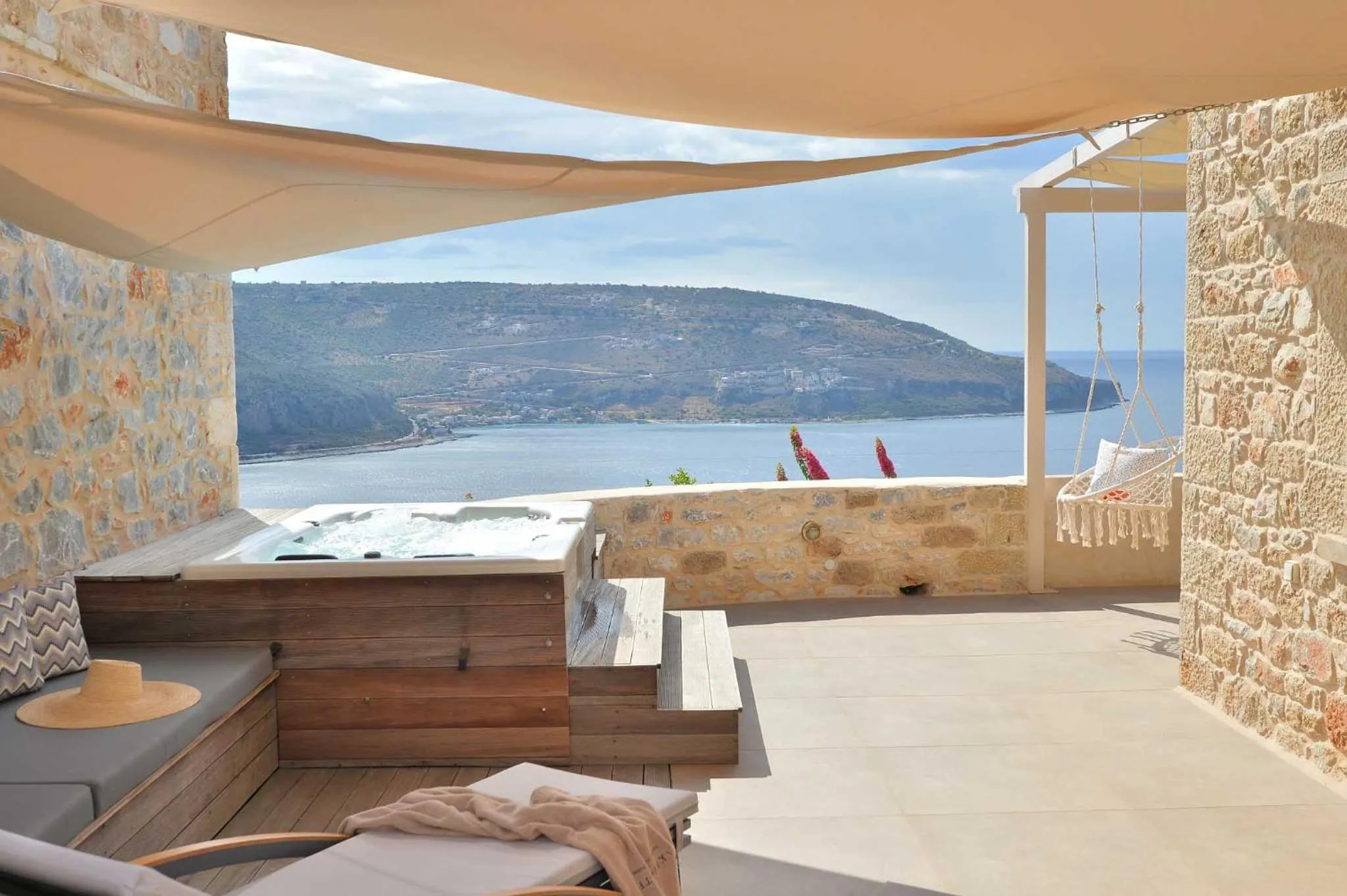 Patio in Akrolithi Boutique Hotel & Suites