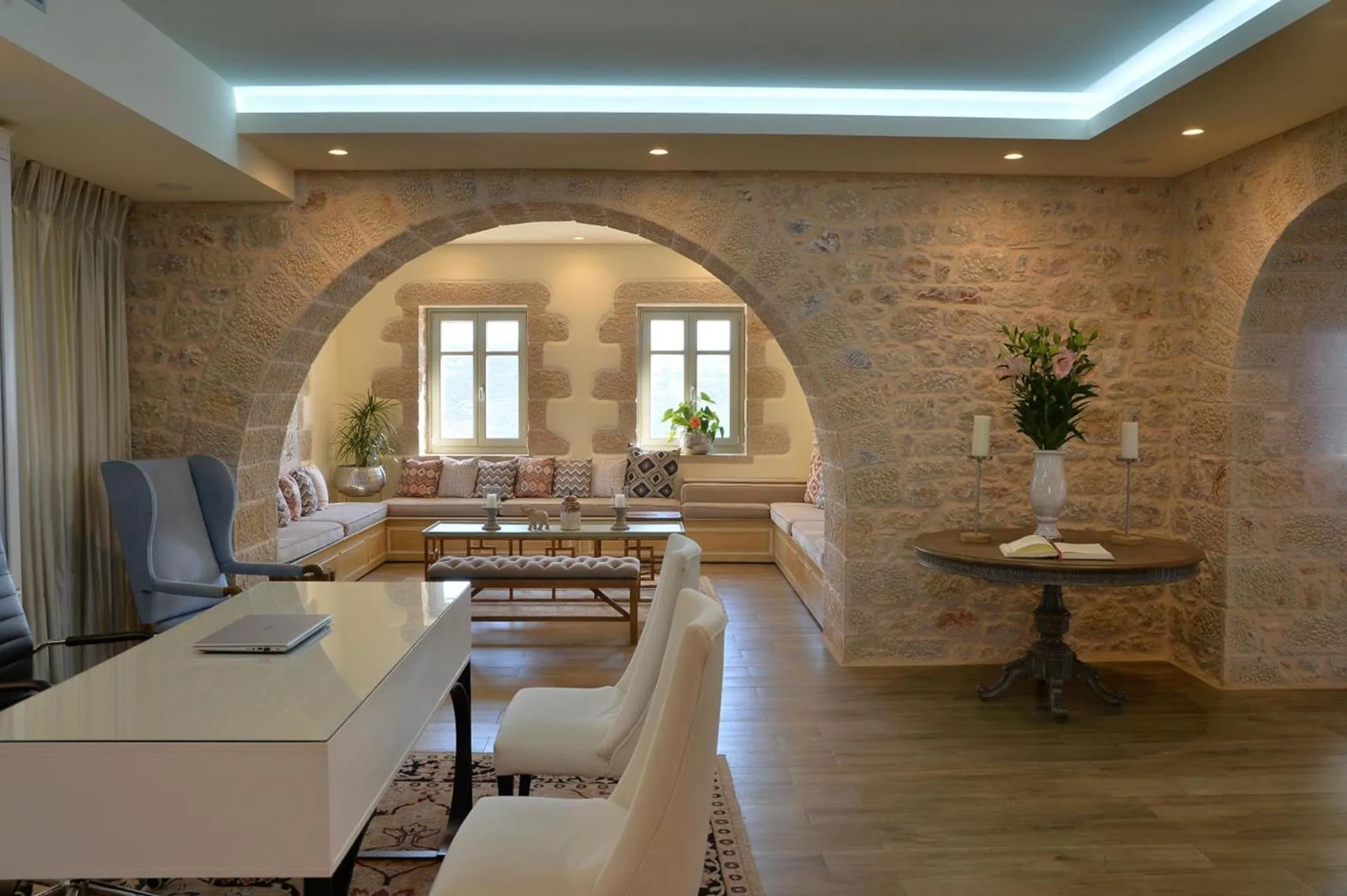 Living room in Akrolithi Boutique Hotel & Suites