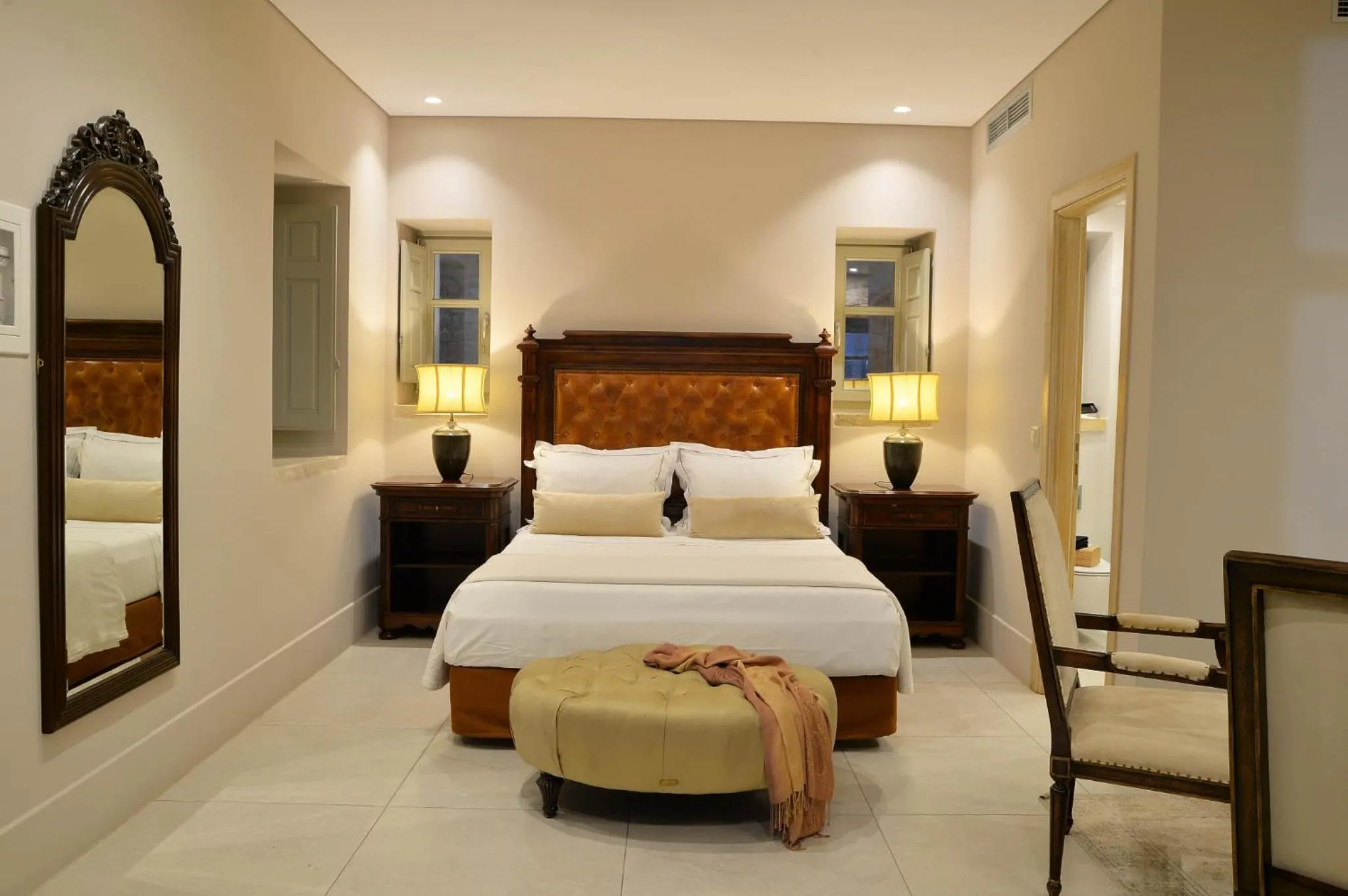 Bed in Akrolithi Boutique Hotel & Suites