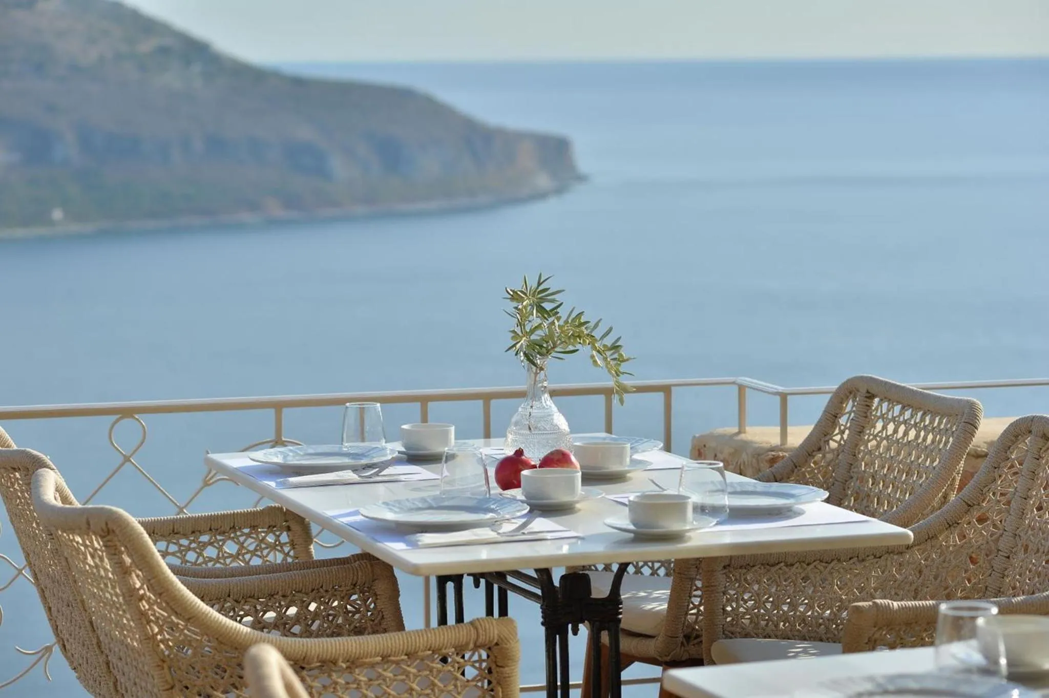 Balcony/Terrace in Akrolithi Boutique Hotel & Suites