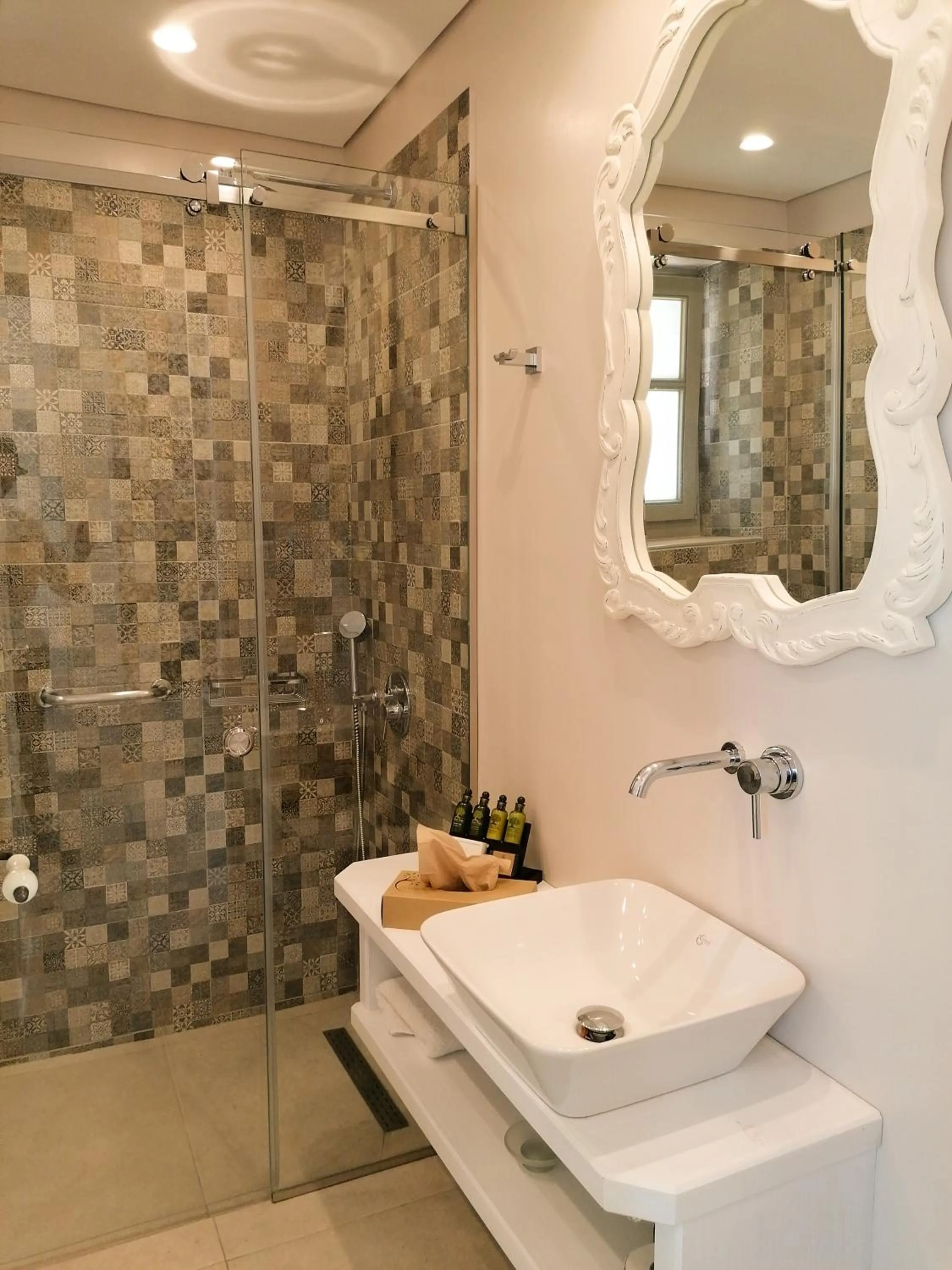 Bathroom in Akrolithi Boutique Hotel & Suites