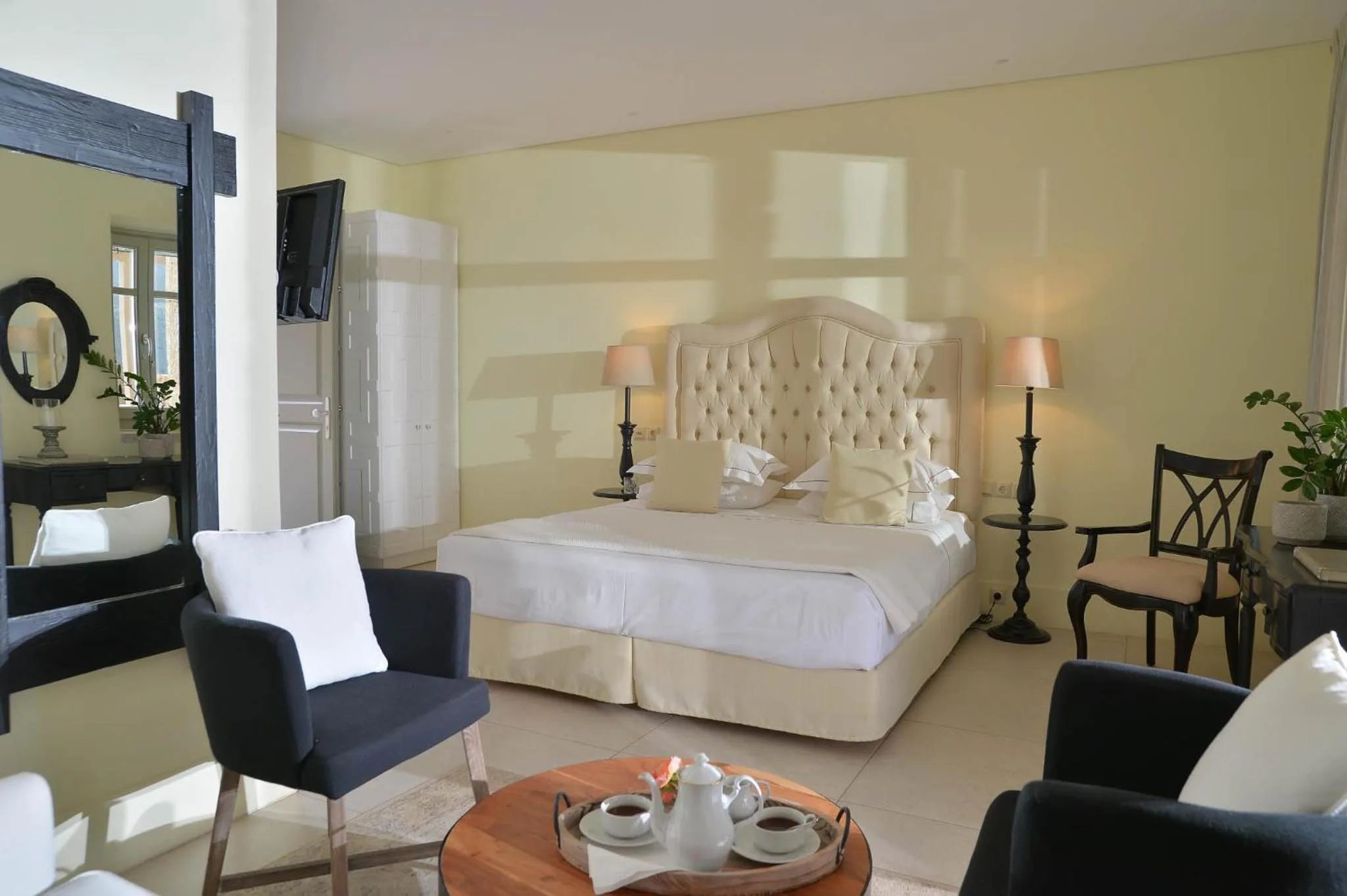 Bed in Akrolithi Boutique Hotel & Suites