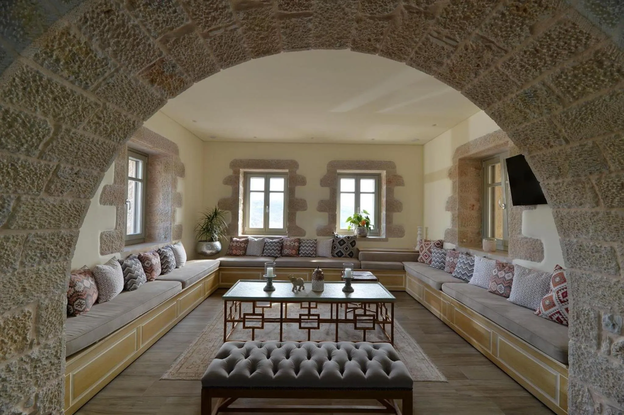 Living room in Akrolithi Boutique Hotel & Suites