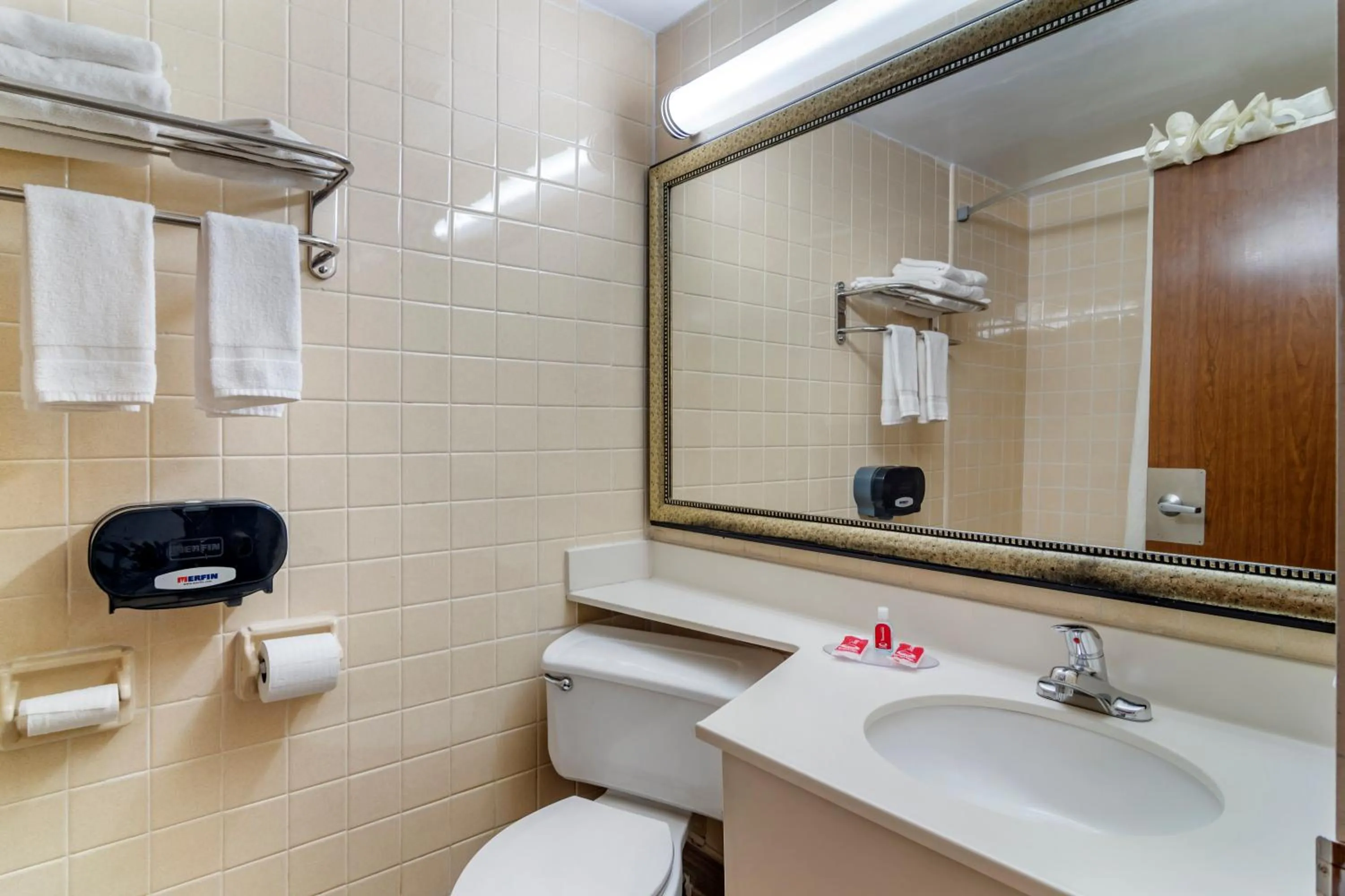 Bathroom in Econo Lodge - Perry National Fair Ground Area