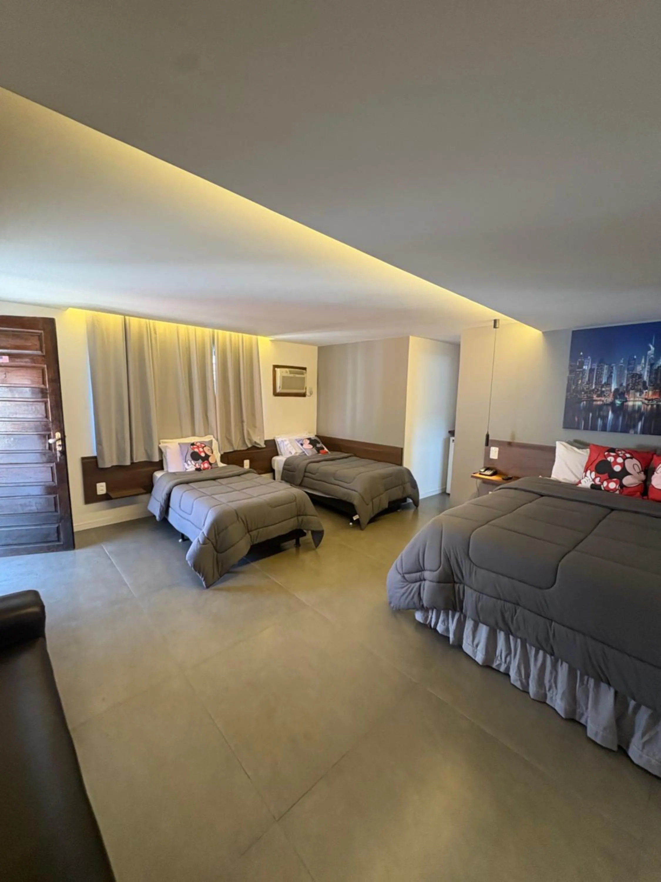 Bed in Hotel Halloween Inn Penedo