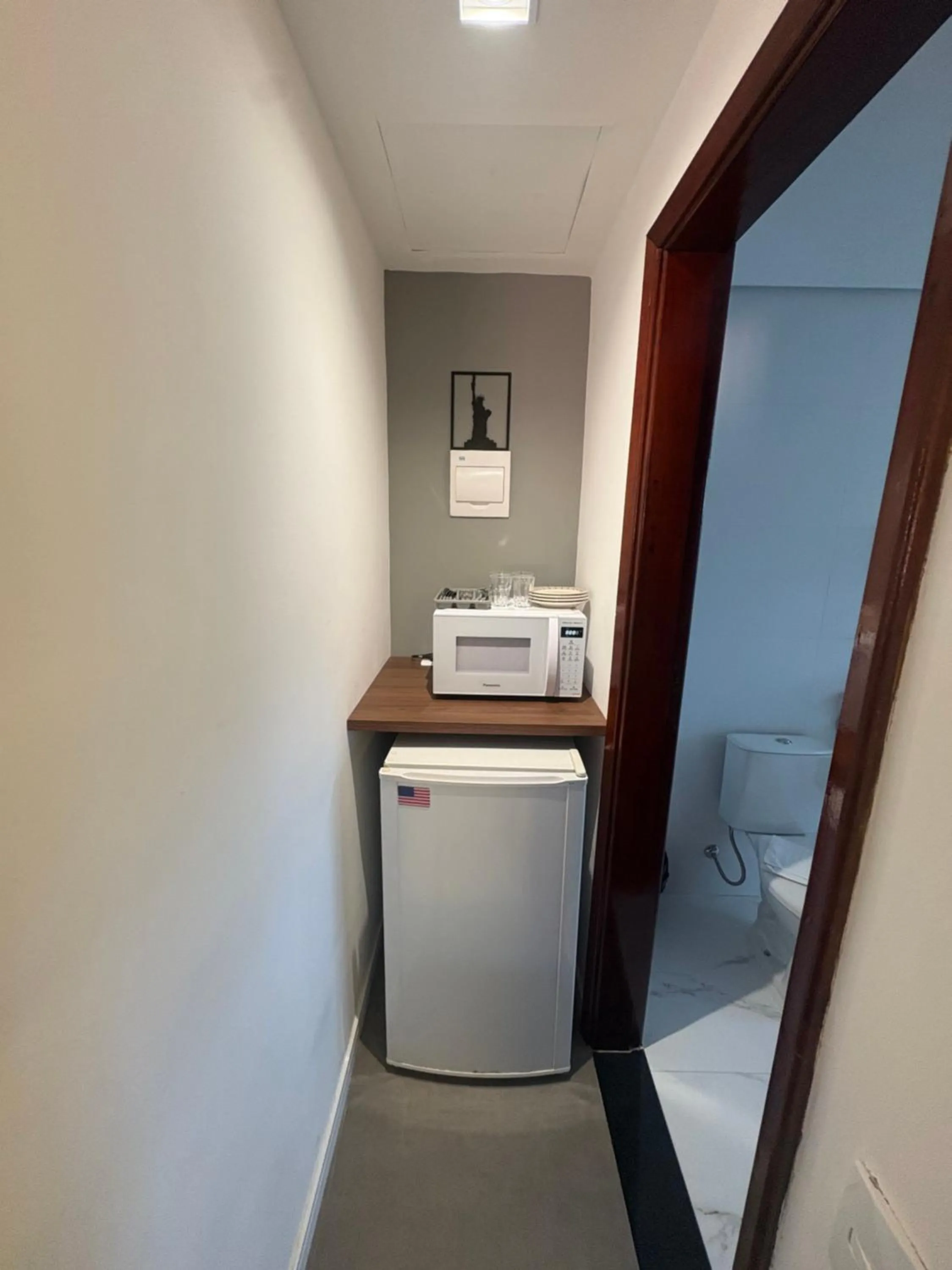 Kitchen or kitchenette in Hotel Halloween Inn Penedo