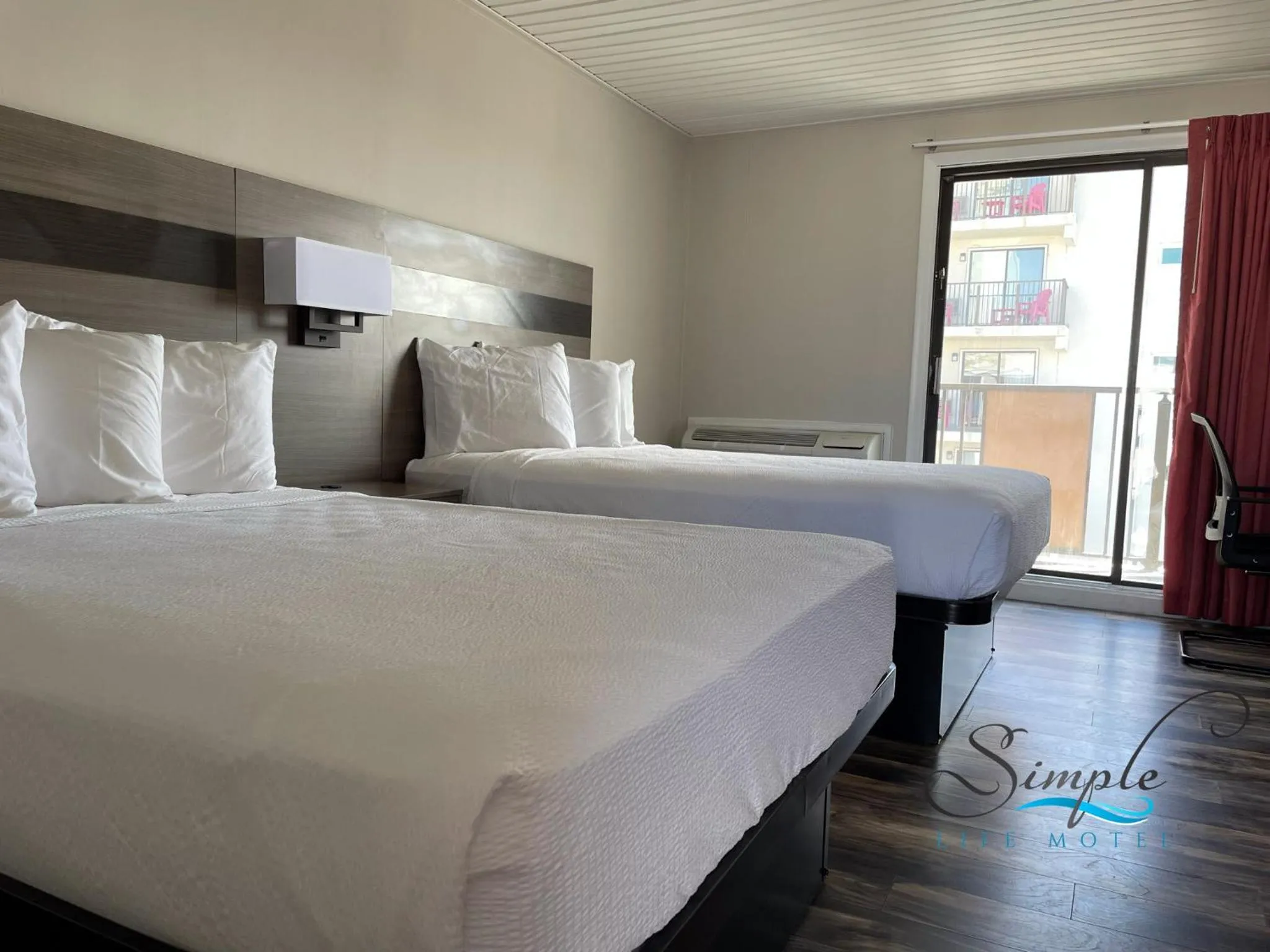 Bed in Simple Life Motel