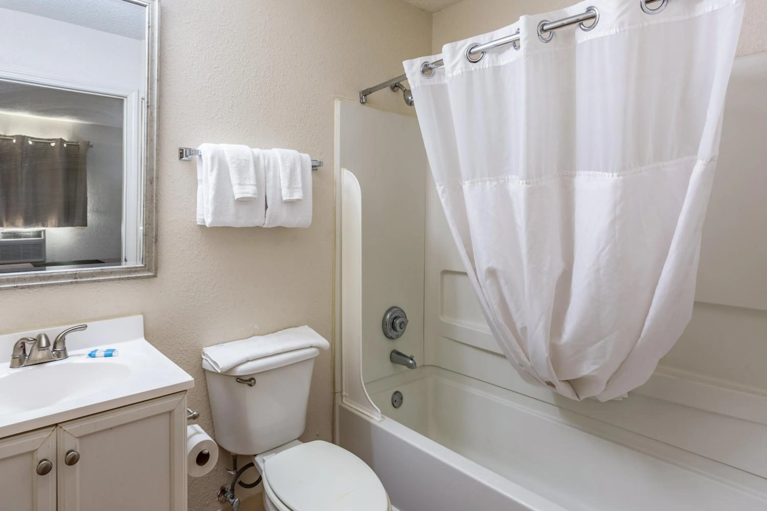 Bathroom in HomeTowne Studios by Red Roof Atlanta - Chamblee