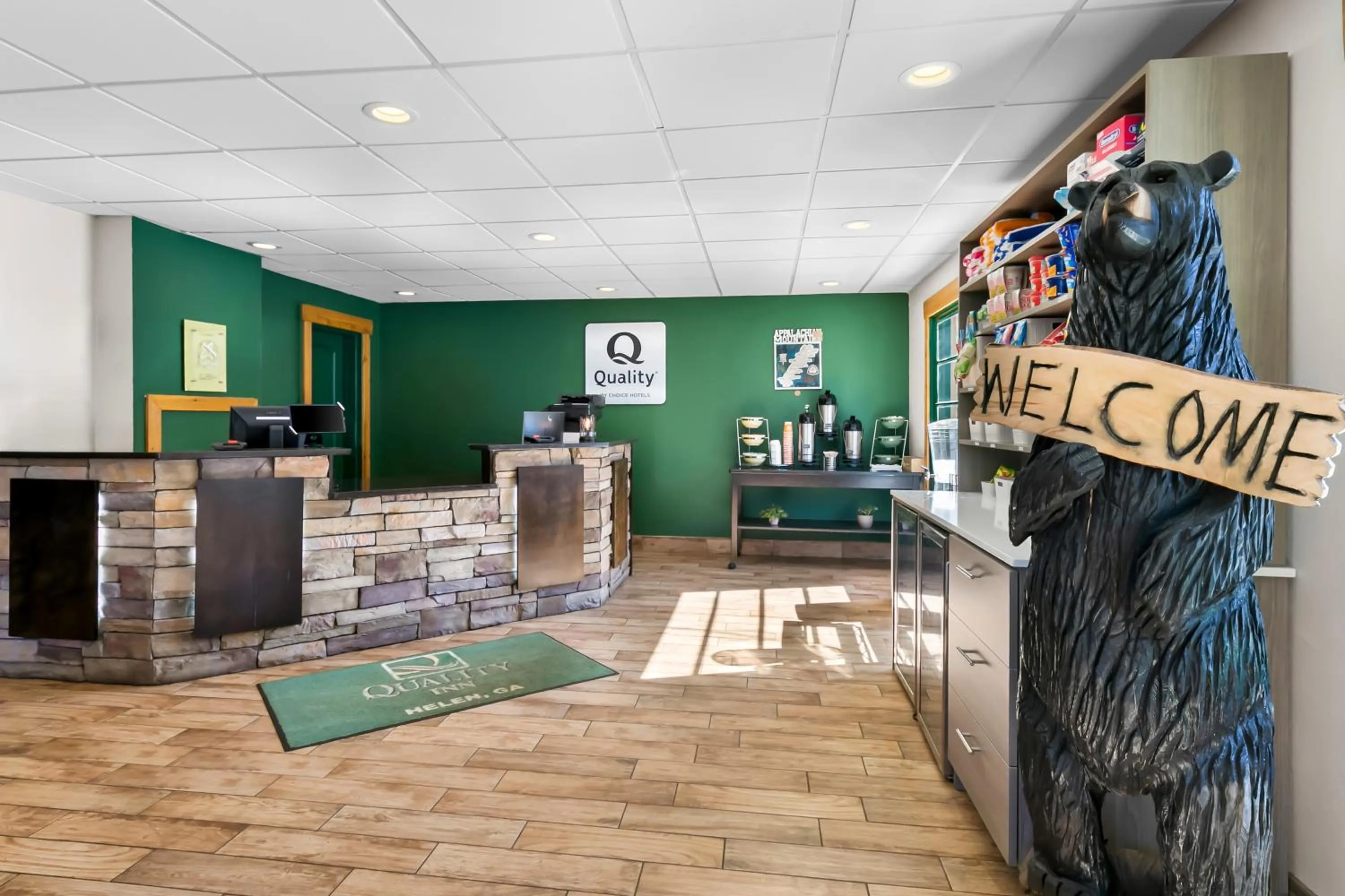 Lobby or reception in Quality Inn Downtown Helen