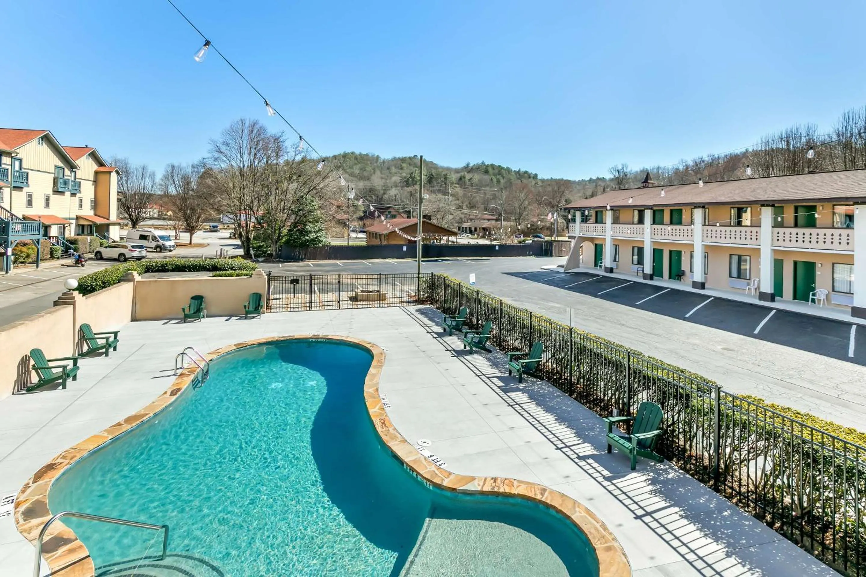 Swimming pool in Quality Inn Downtown Helen