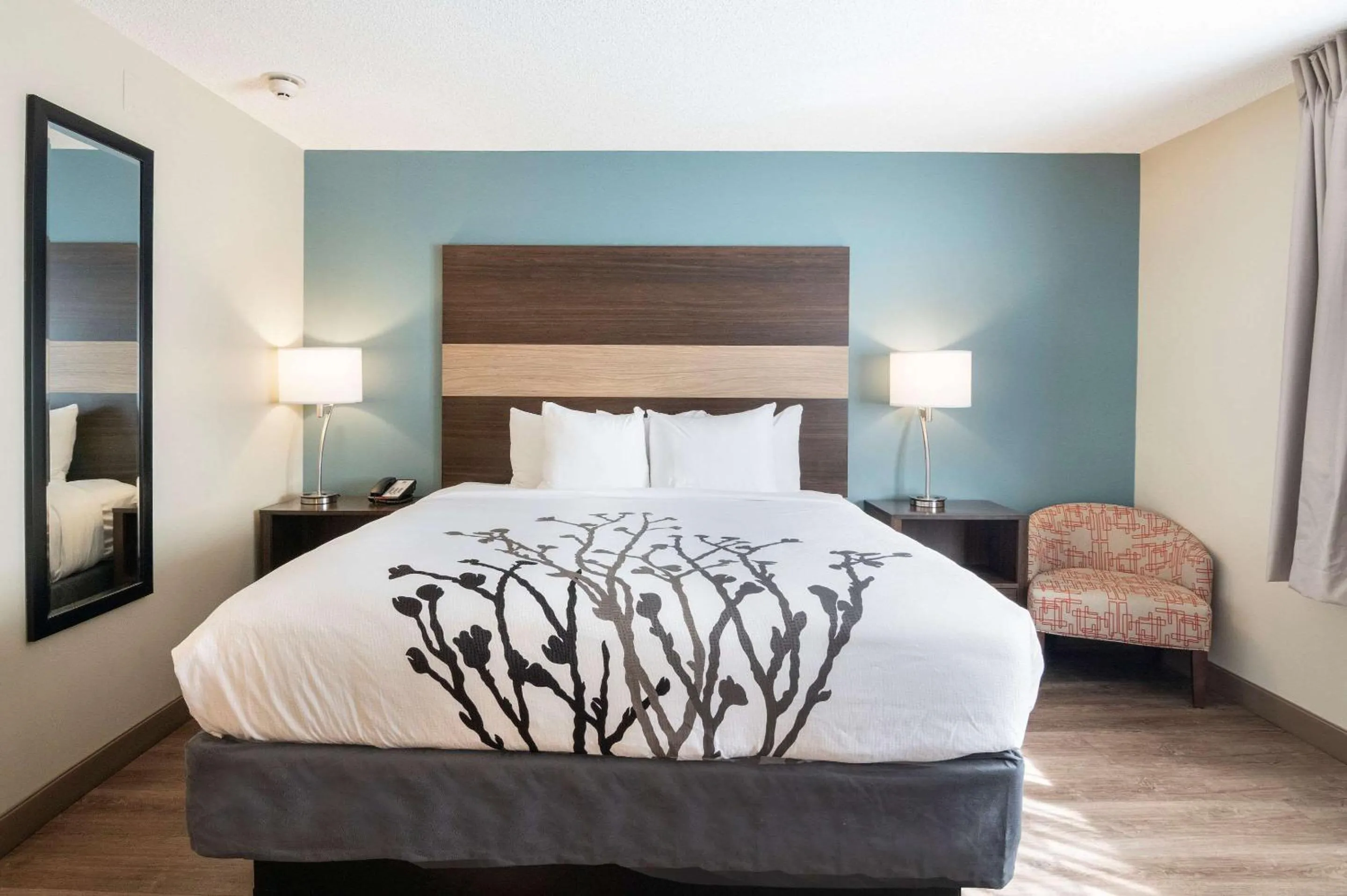 Photo of the whole room, Bed in Sleep Inn & Suites Columbus near Fort Benning