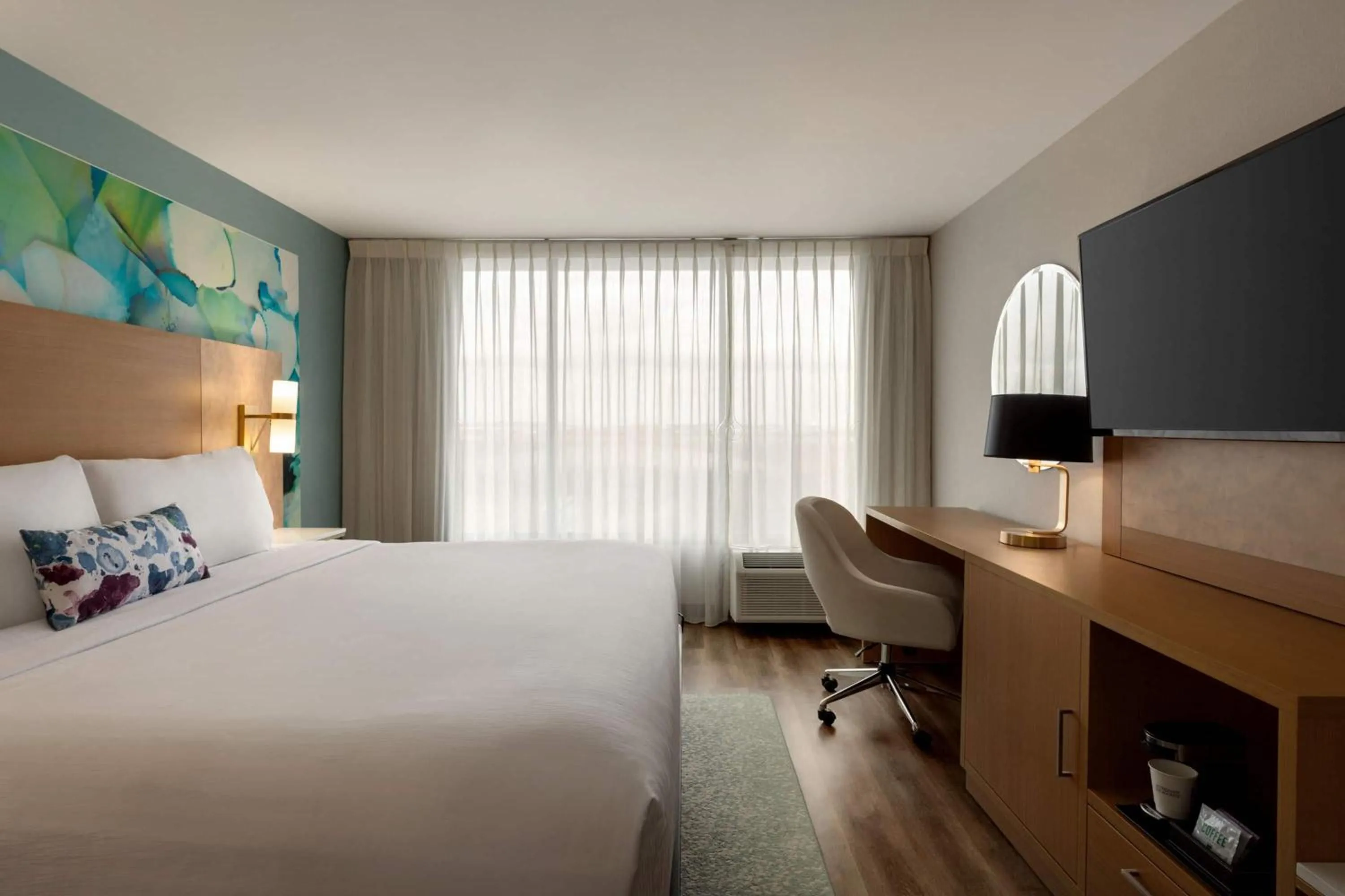 Photo of the whole room, Bed in Wyndham Garden Atlanta Airport