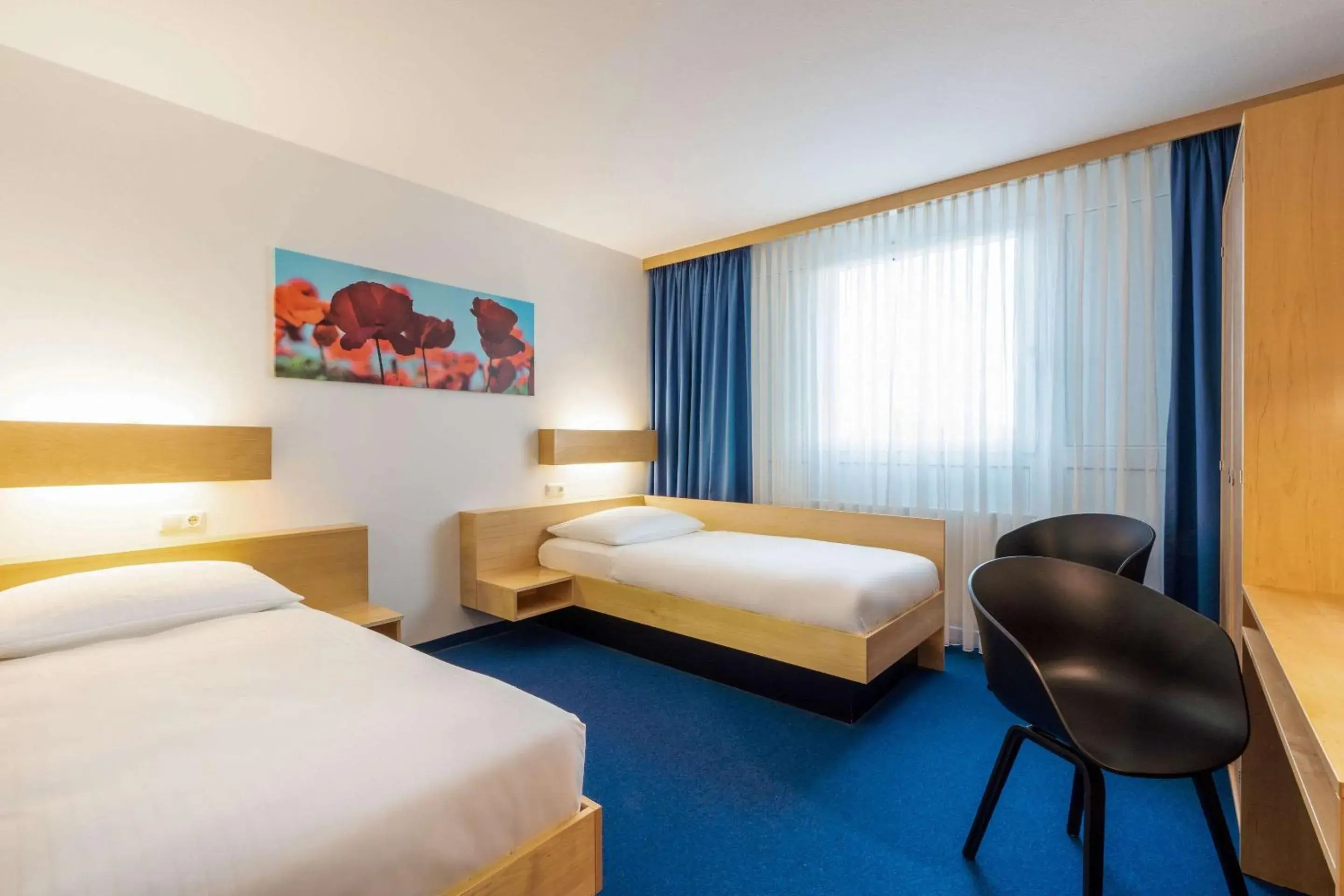 Twin Room with two Single beds in Comfort Hotel Atlantic Muenchen Sued Twin Room with two Single beds in Comfort Hotel Atlantic Muenchen Sued