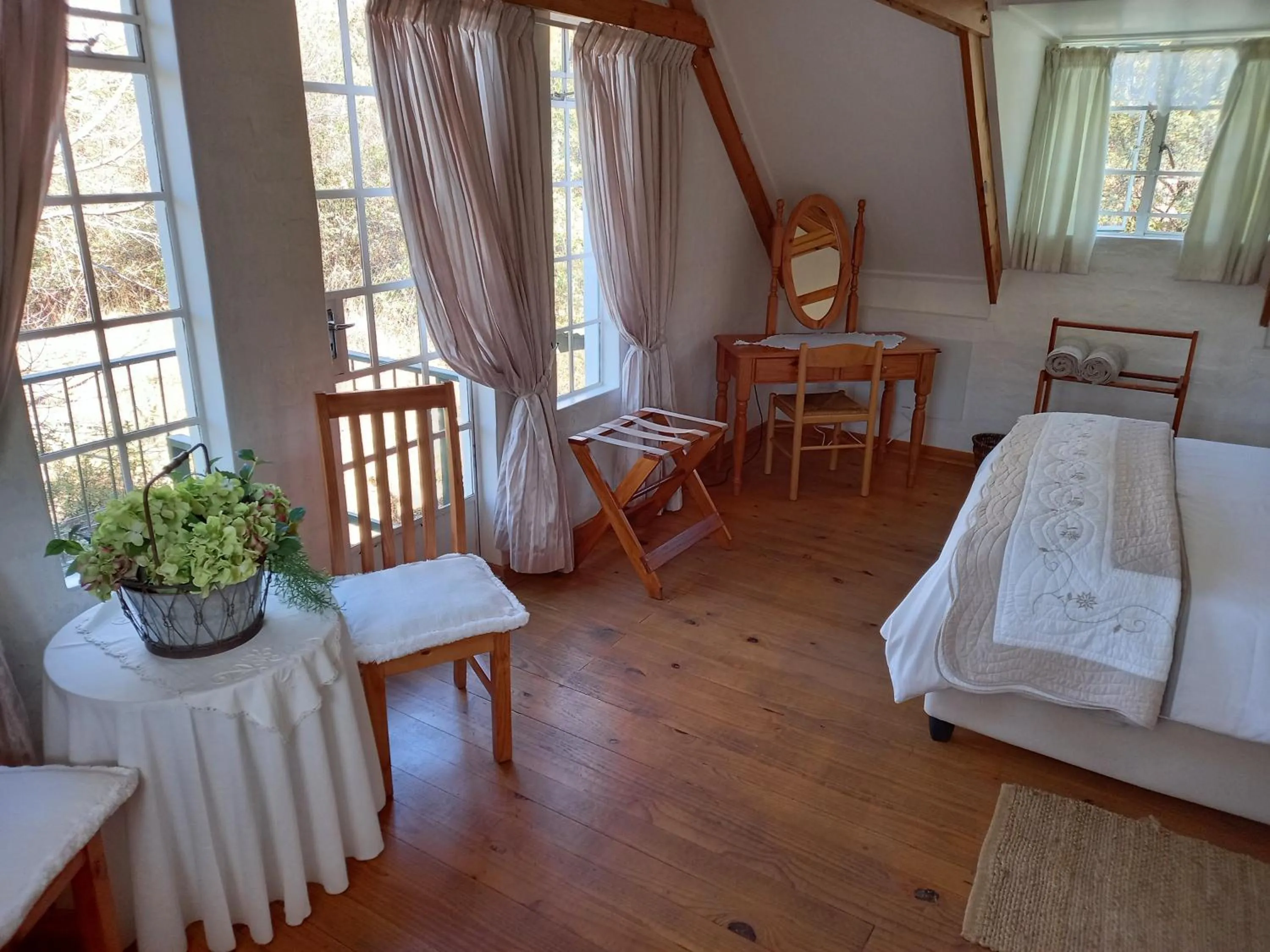 Bed in Hillside Cottage