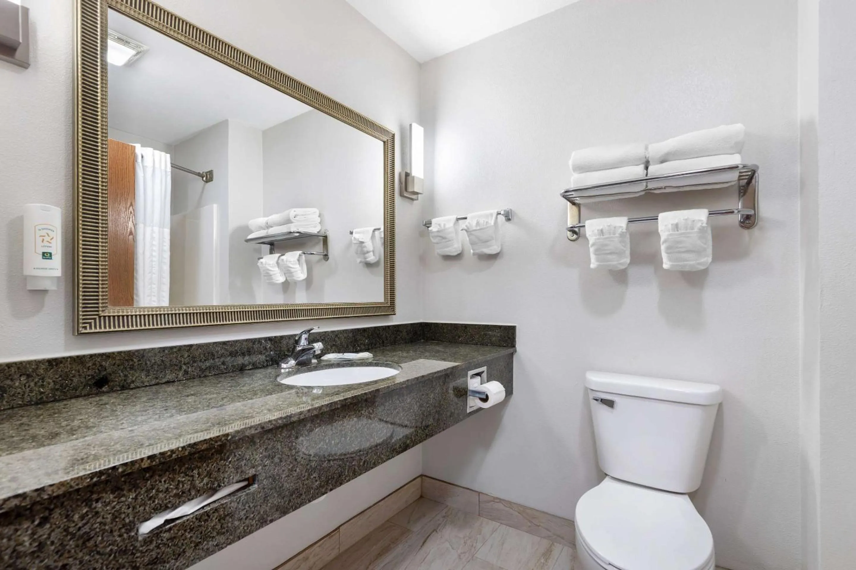 Bedroom in Quality Inn & Suites Fort Madison near Hwy 61