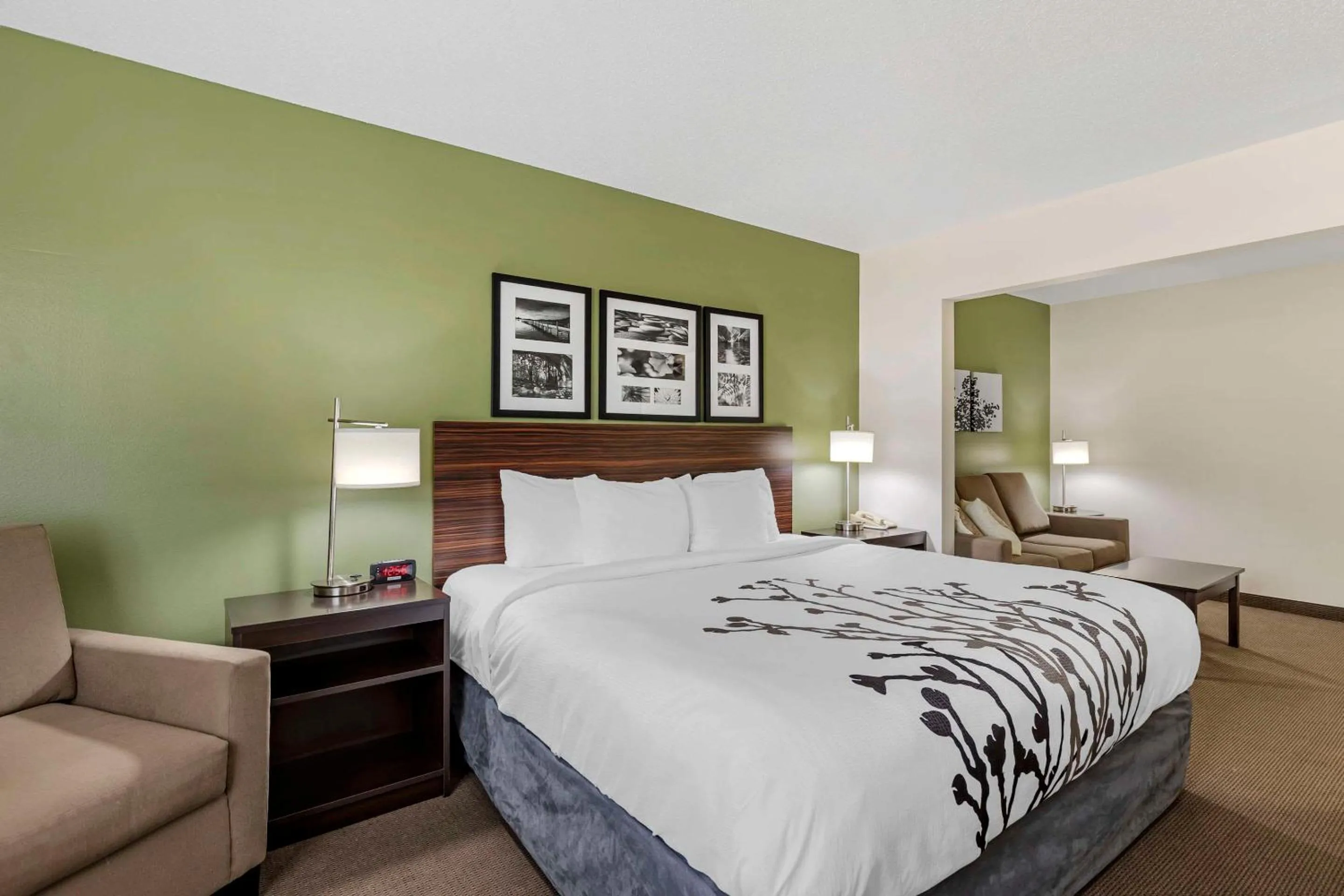 Bedroom, Bed in Sleep Inn & Suites Charles City