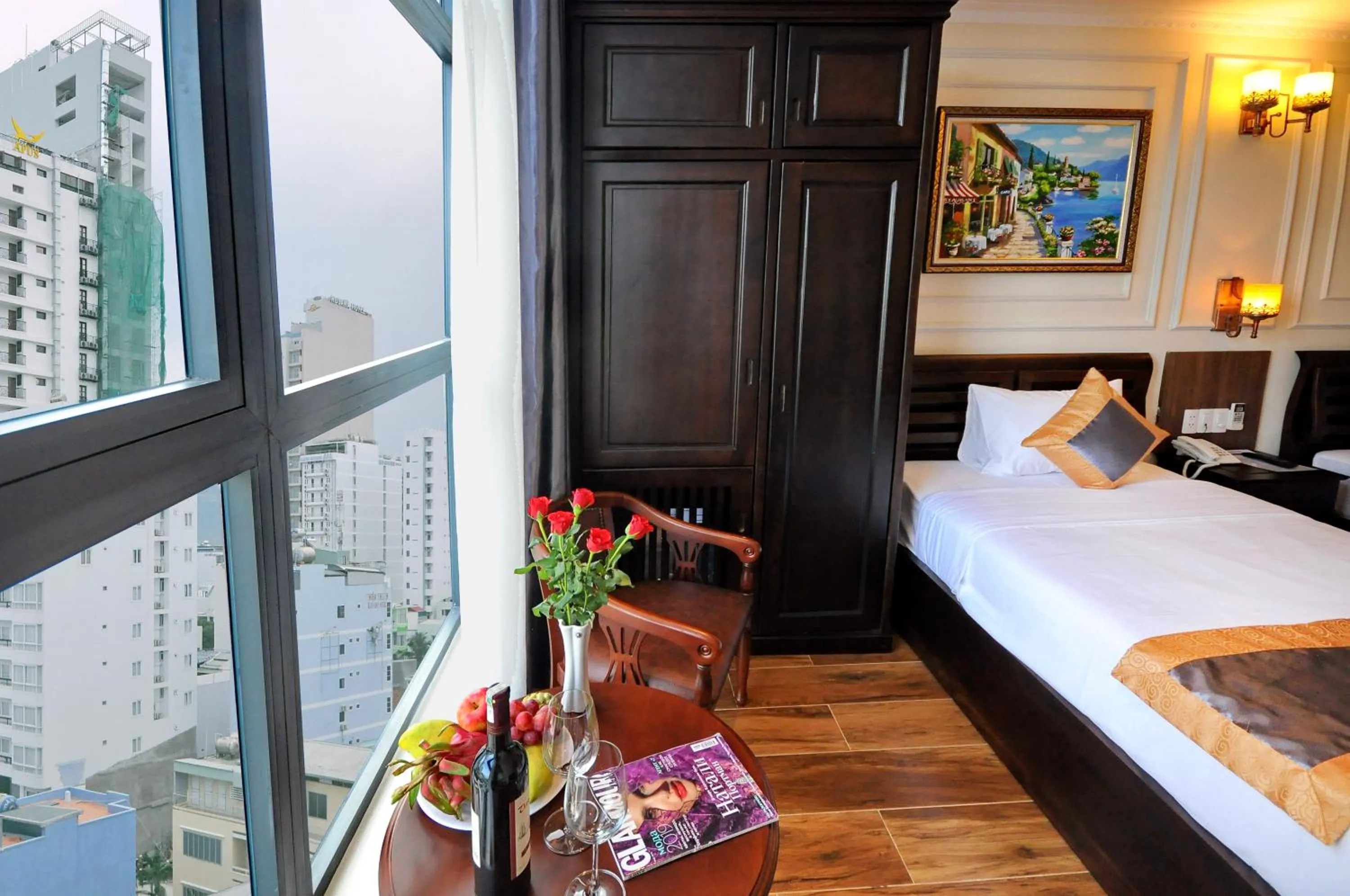 City view, Bed in Apollo Hotel Nha Trang Beach