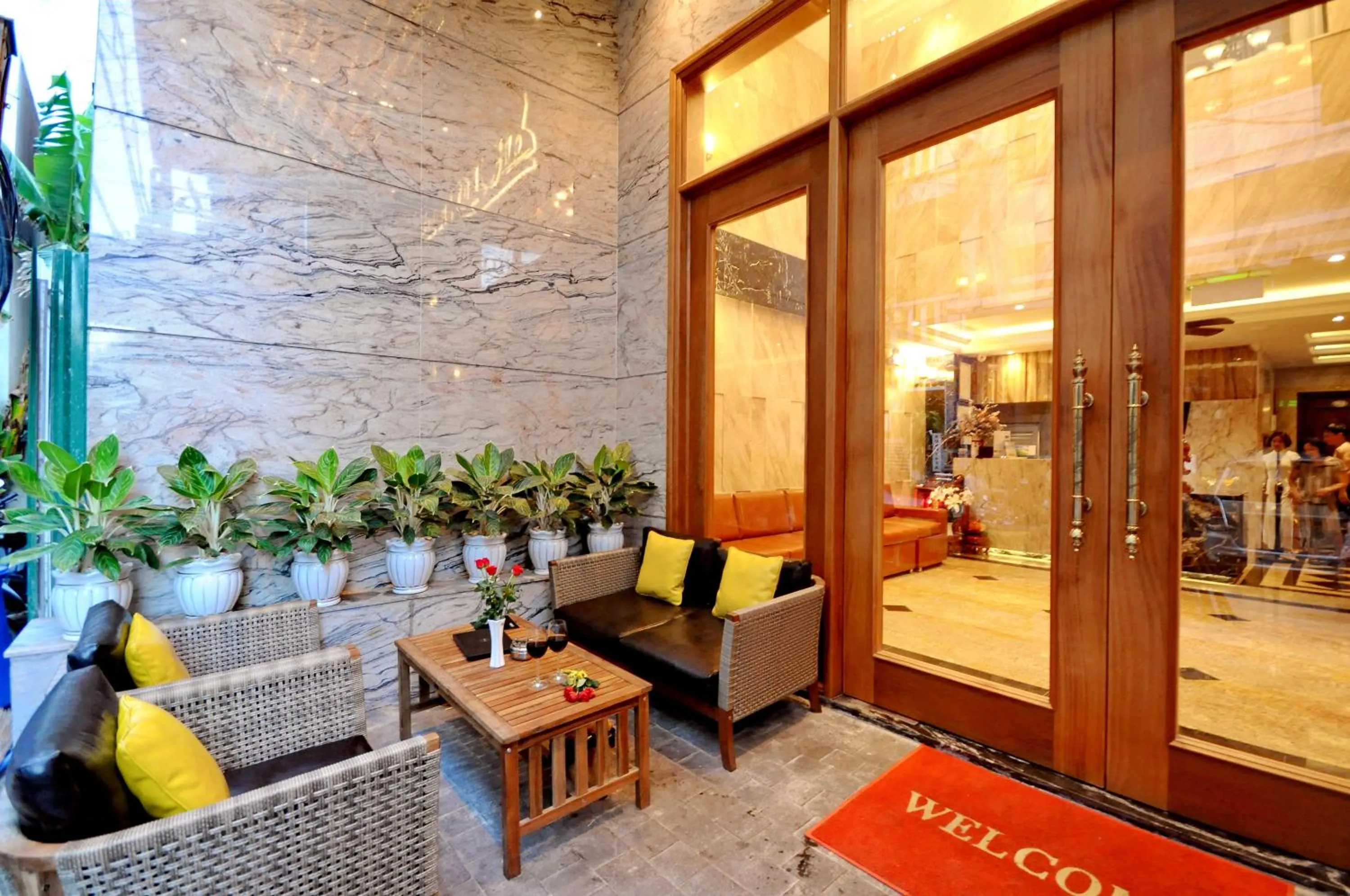 Patio in Apollo Hotel Nha Trang Beach