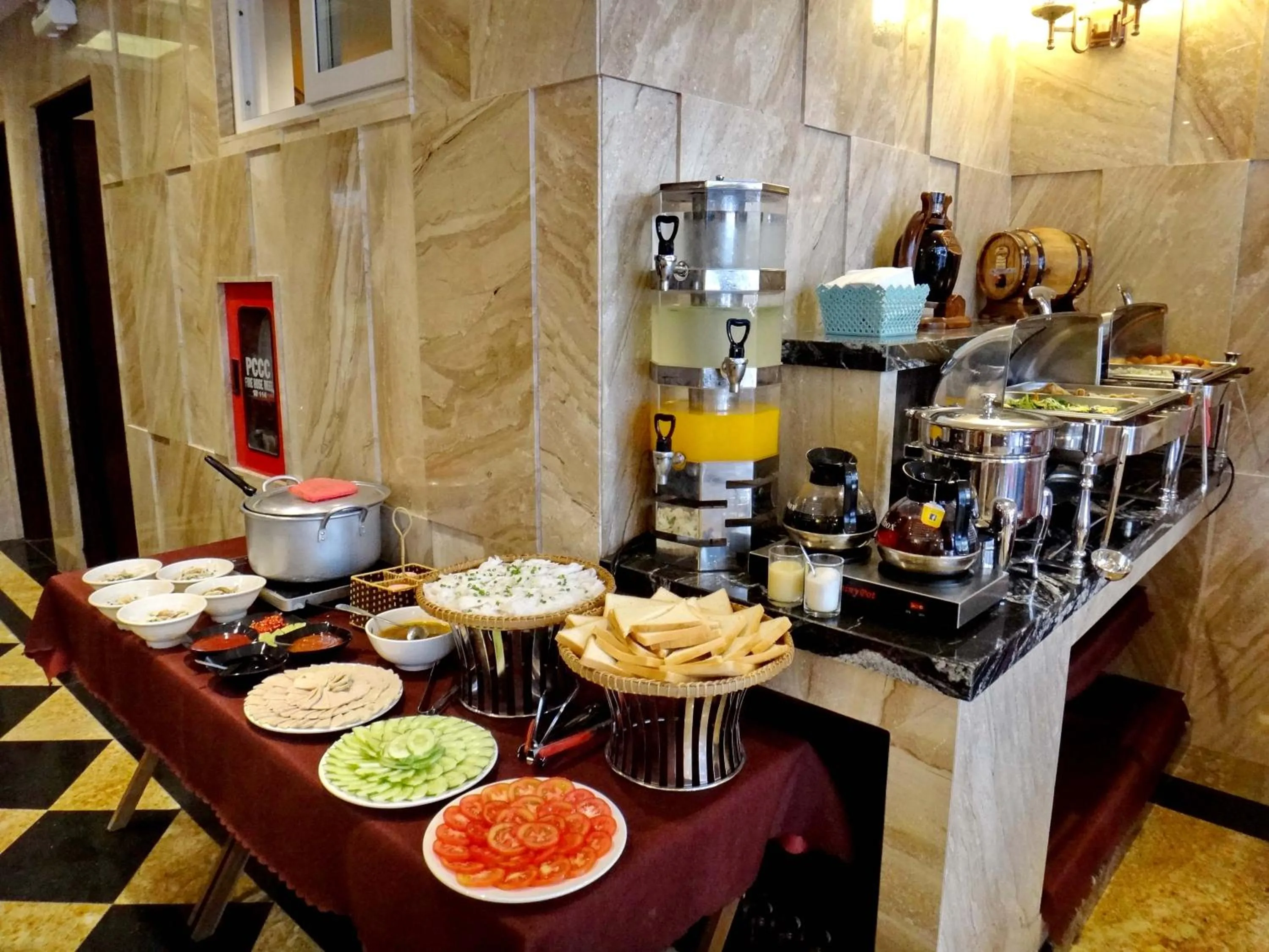 Buffet breakfast in Apollo Hotel Nha Trang Beach