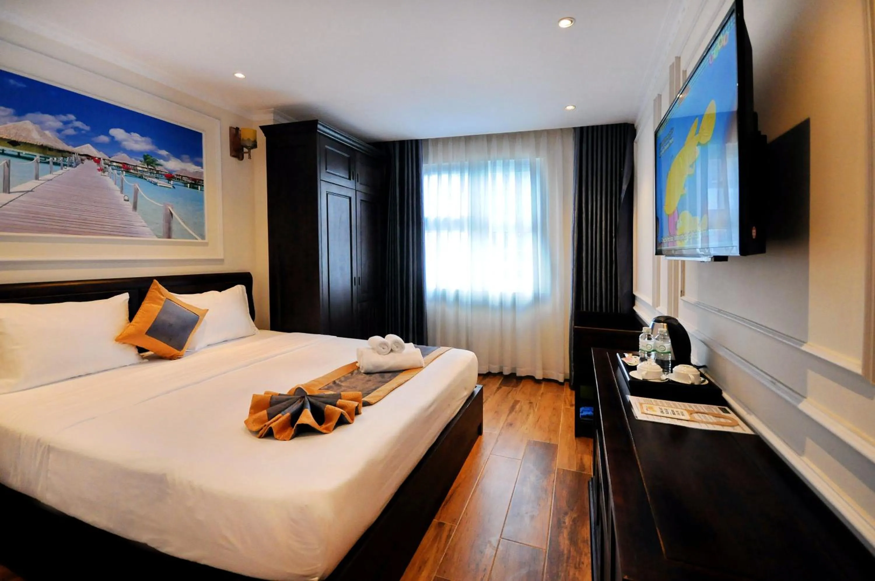 Photo of the whole room, Bed in Apollo Hotel Nha Trang Beach