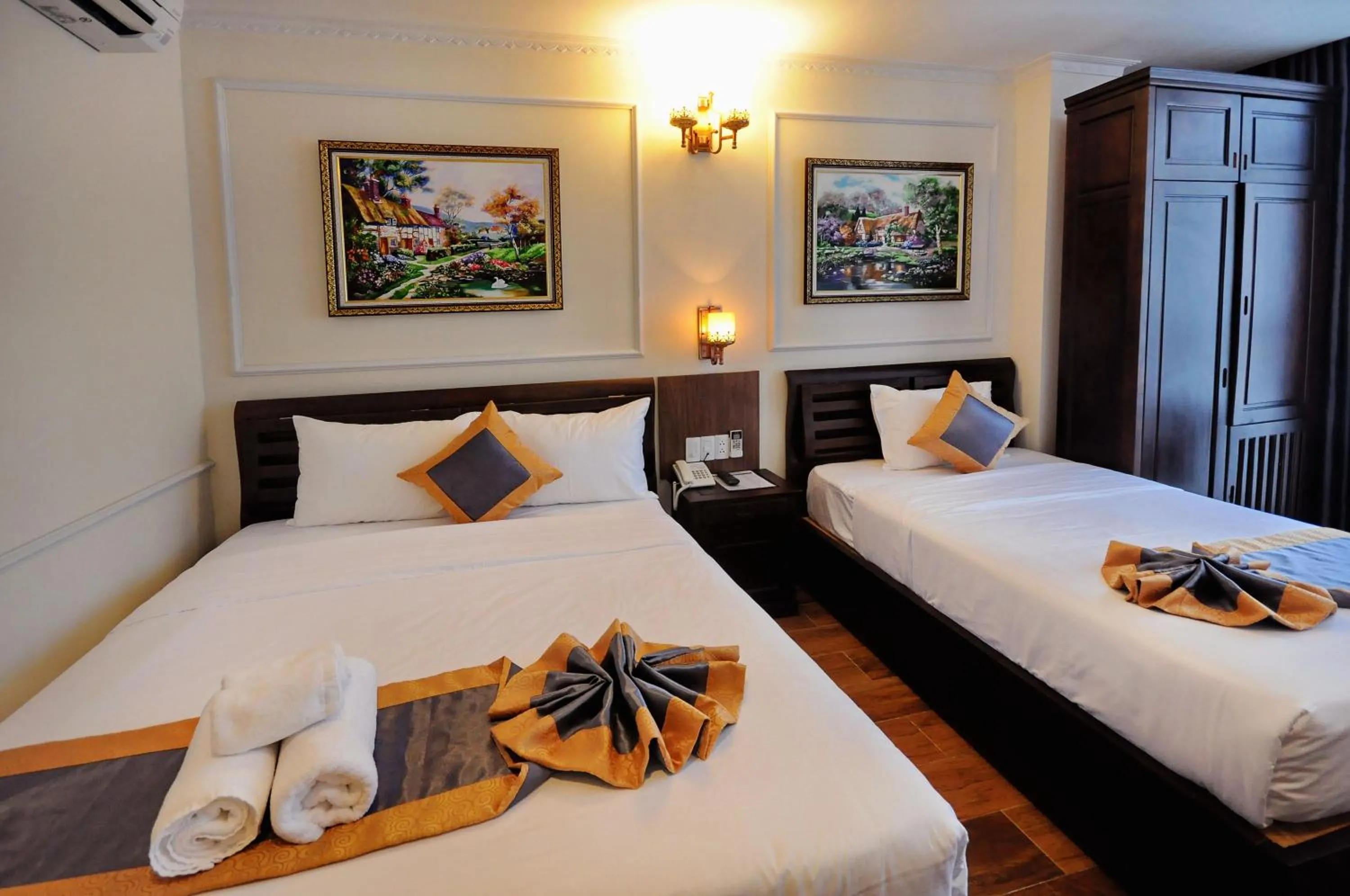 Bed in Apollo Hotel Nha Trang Beach