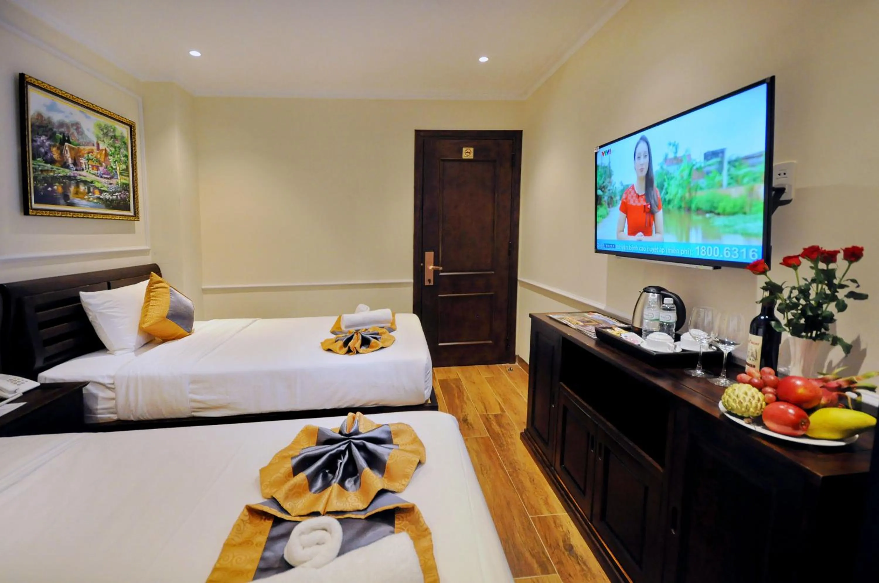 Photo of the whole room, Bed in Apollo Hotel Nha Trang Beach