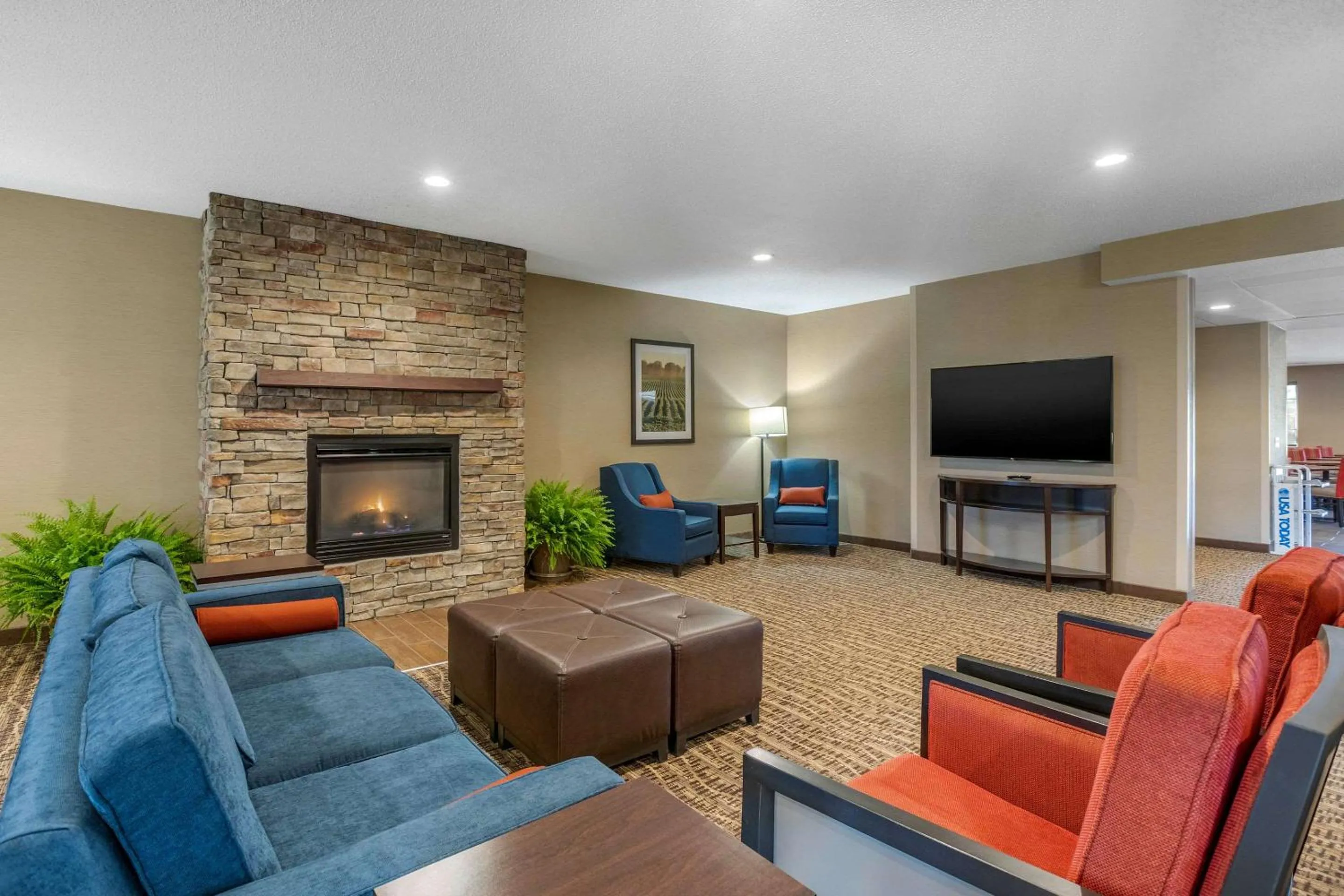Lobby or reception in Comfort Suites