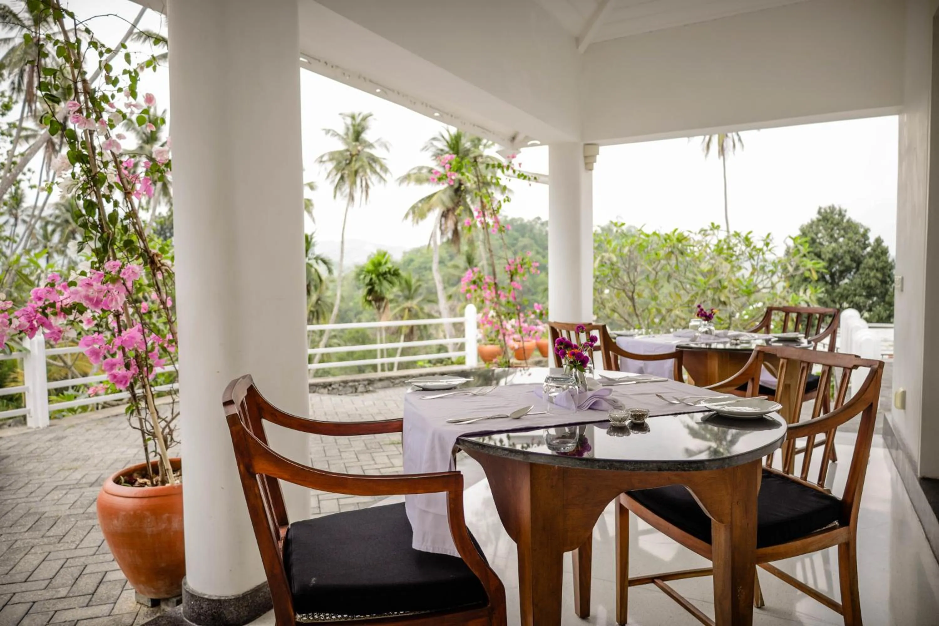 Dining area in The Flame Tree Estate & Hotel