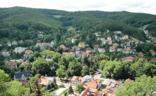 Bird's eye view in Fürstenhof Wernigerode Garni