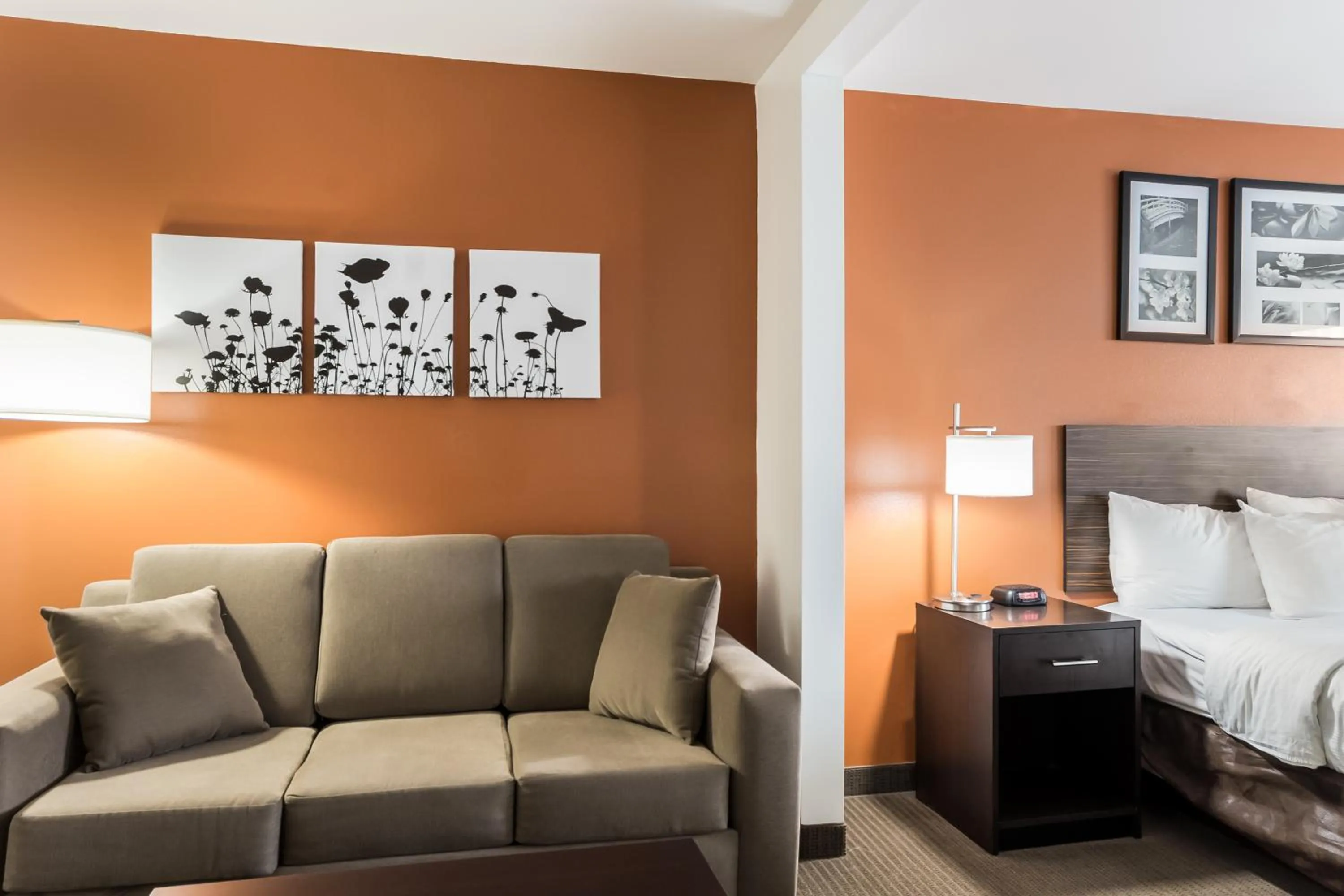 Bed in Sleep Inn & Suites North Liberty - Liberty City