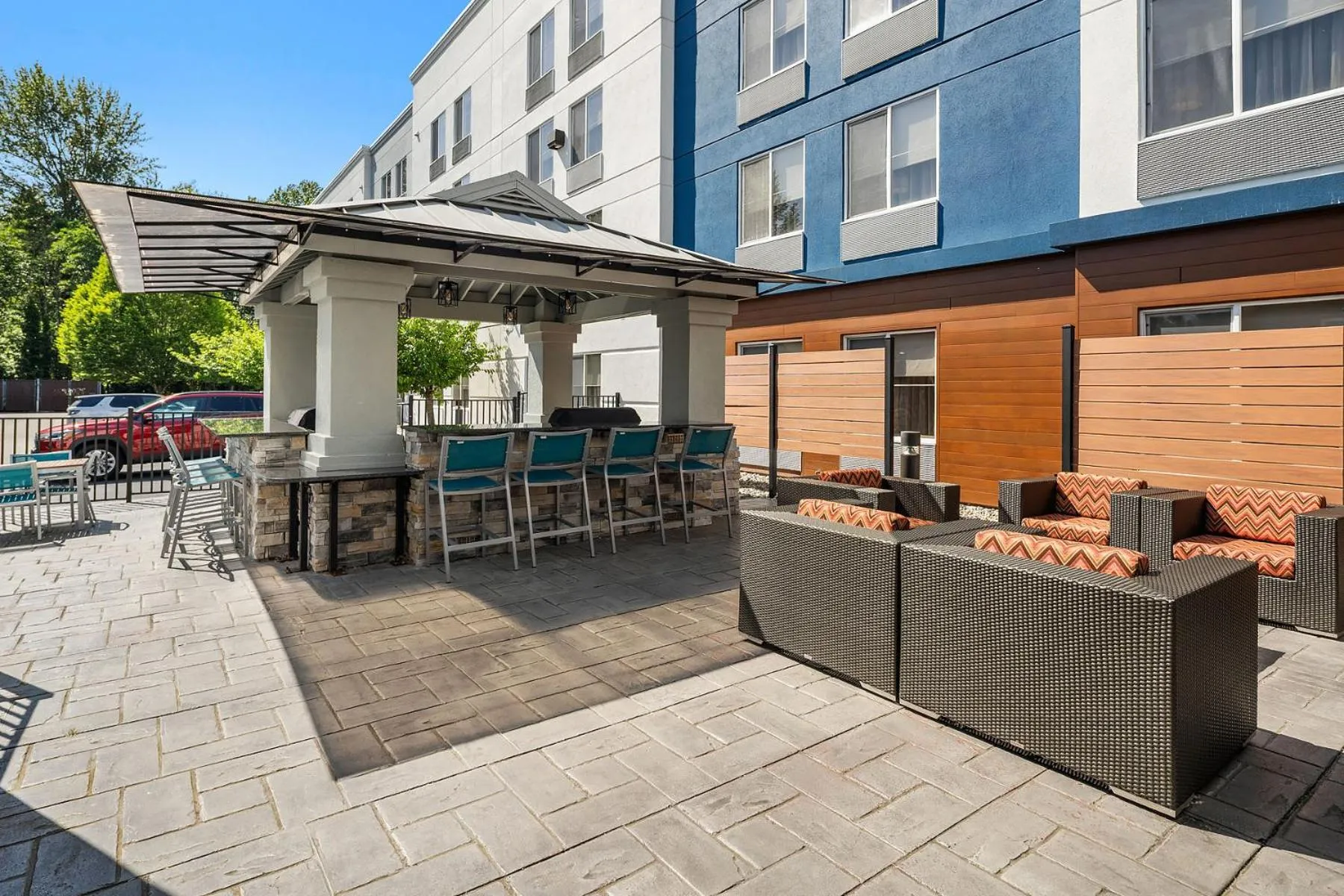 Balcony/Terrace in Hampton Inn & Suites Seattle North/Lynnwood