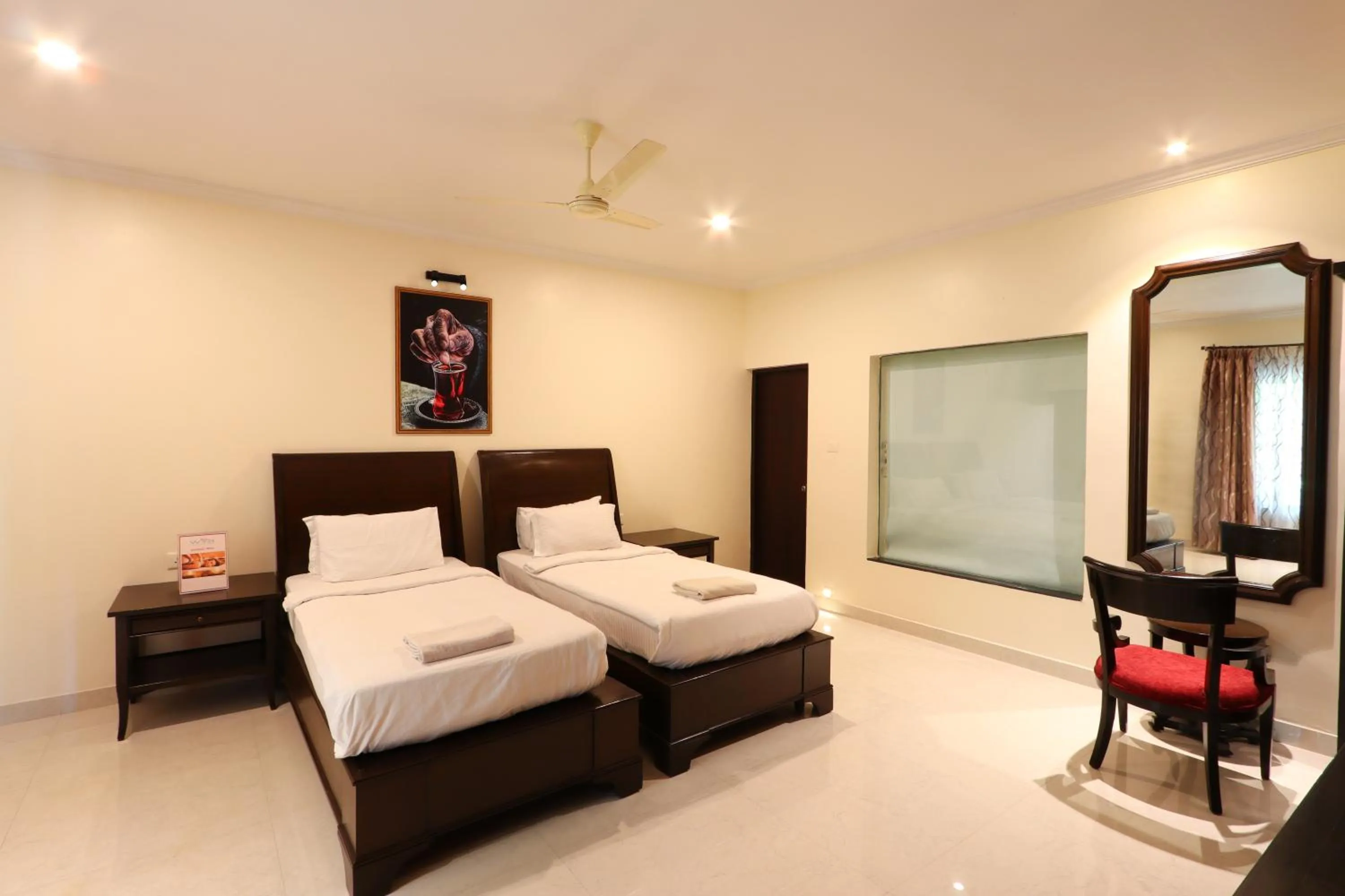 Bed in Wild Berry Resort Agonda