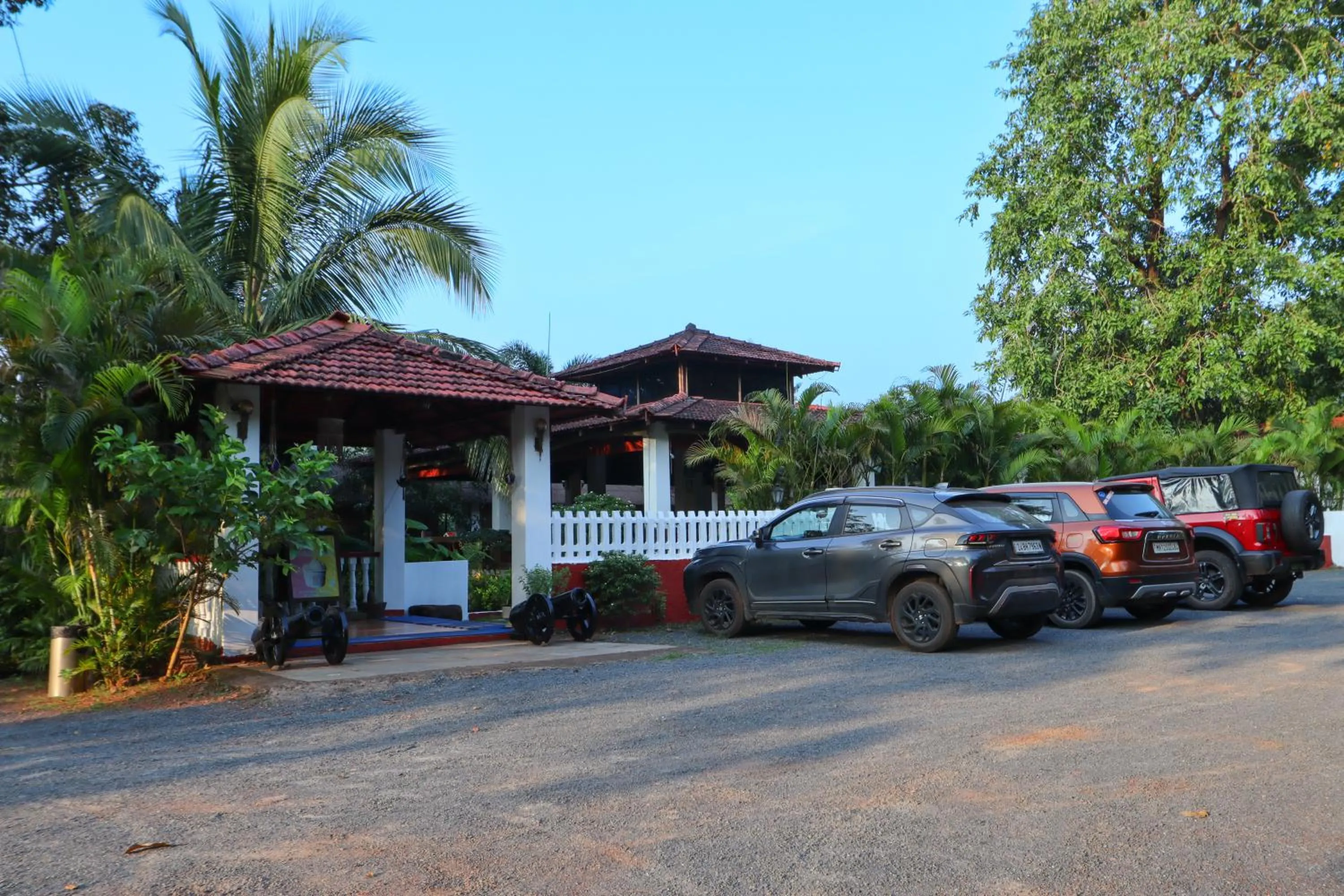 Parking in Wild Berry Resort Agonda