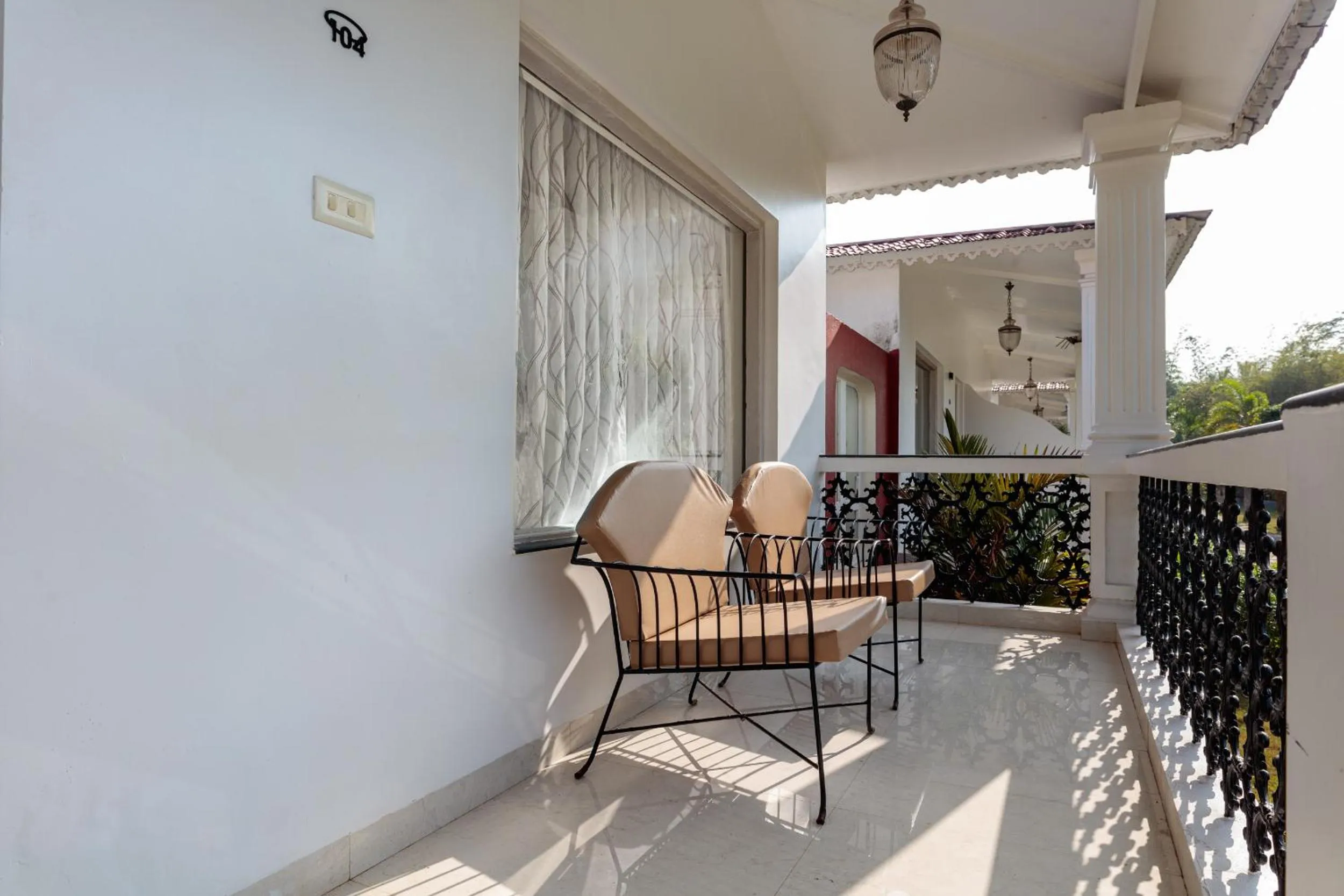 Balcony/Terrace in Wild Berry Resort Agonda