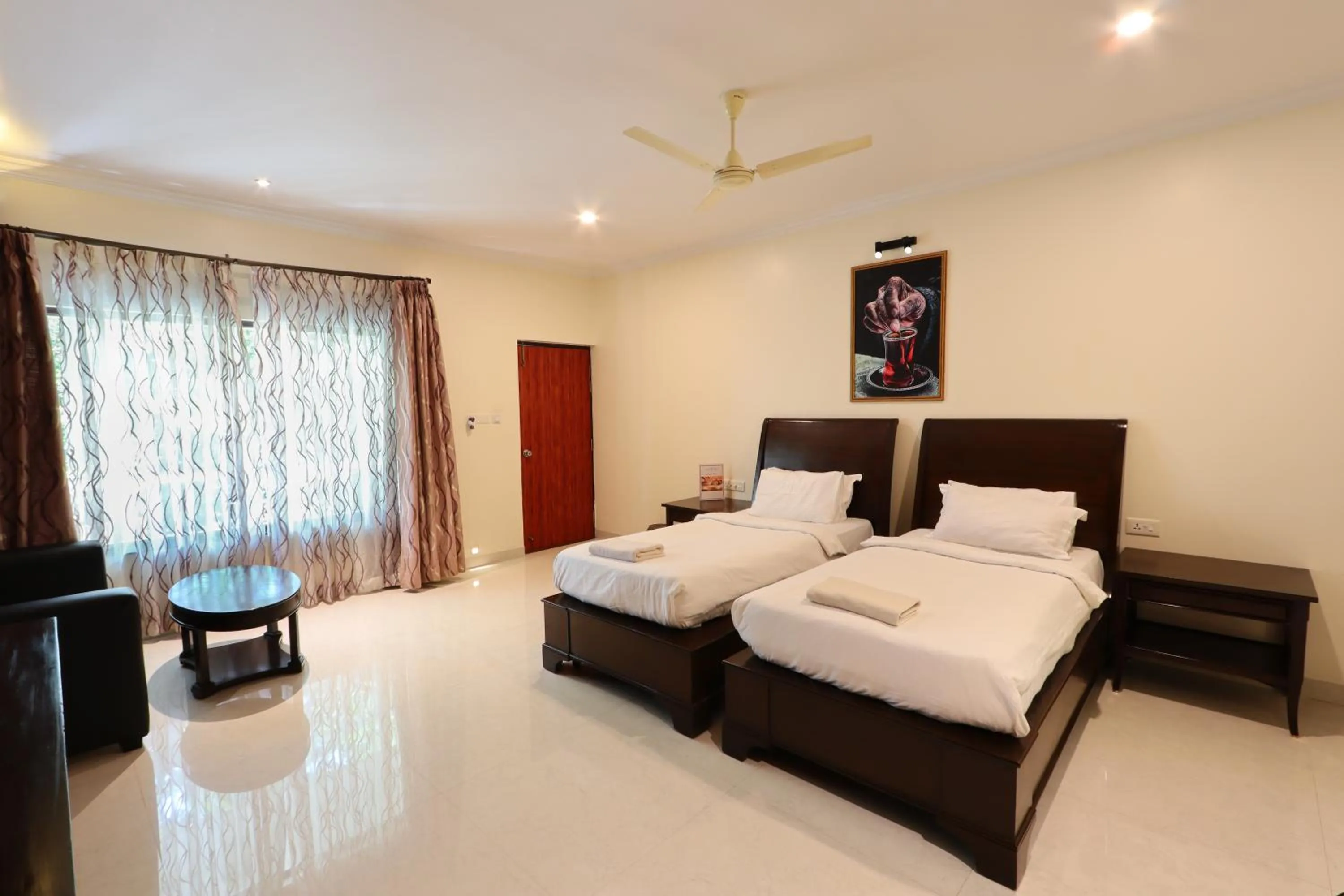 Bed in Wild Berry Resort Agonda