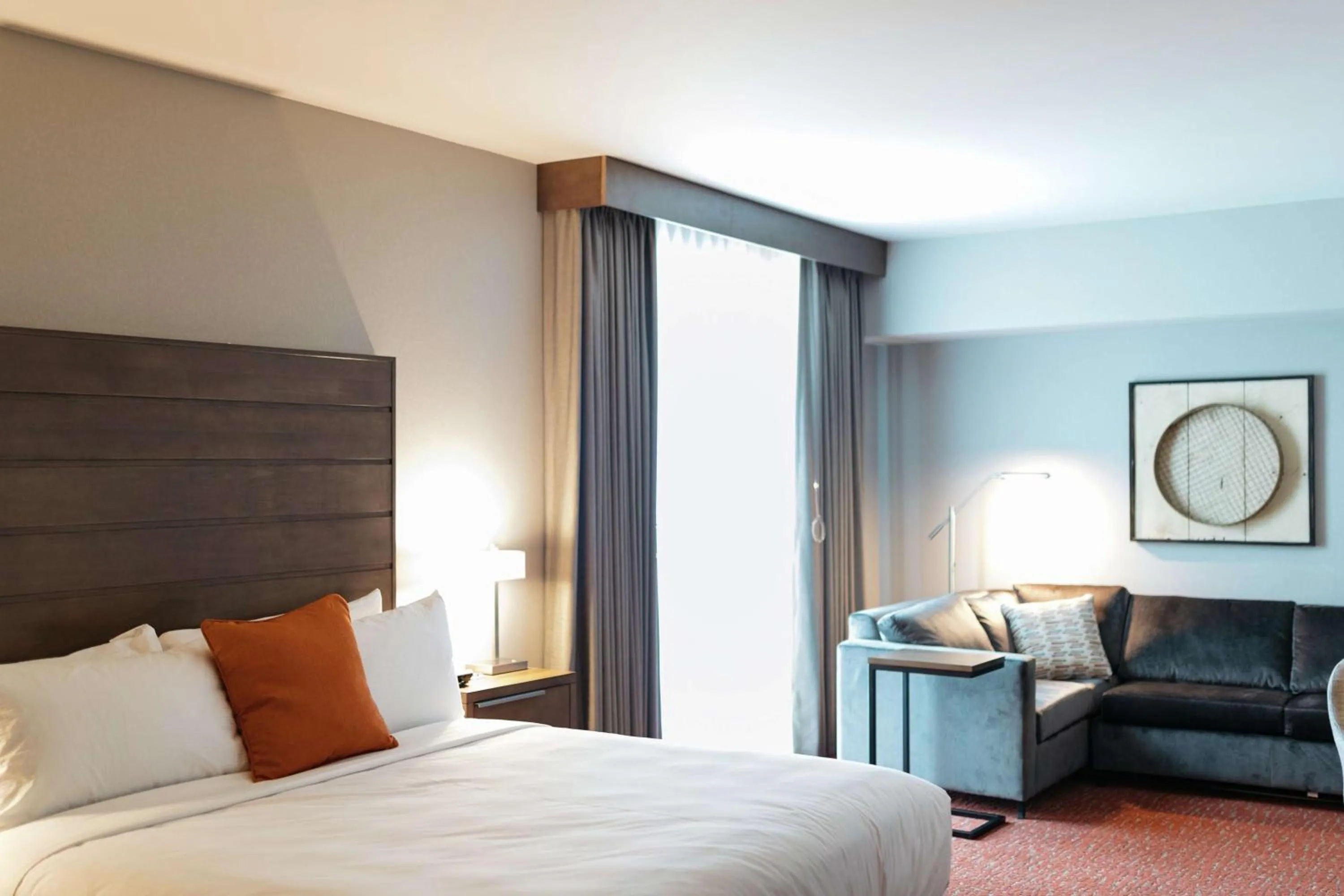 Bedroom, Bed in Revel Hotel, Tapestry Collection By Hilton