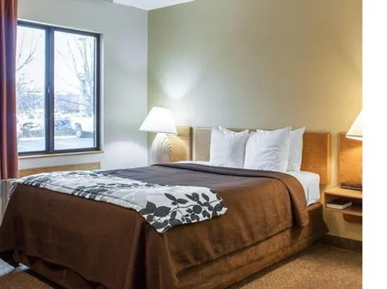 Bed in Rodeway Inn Boise Airport