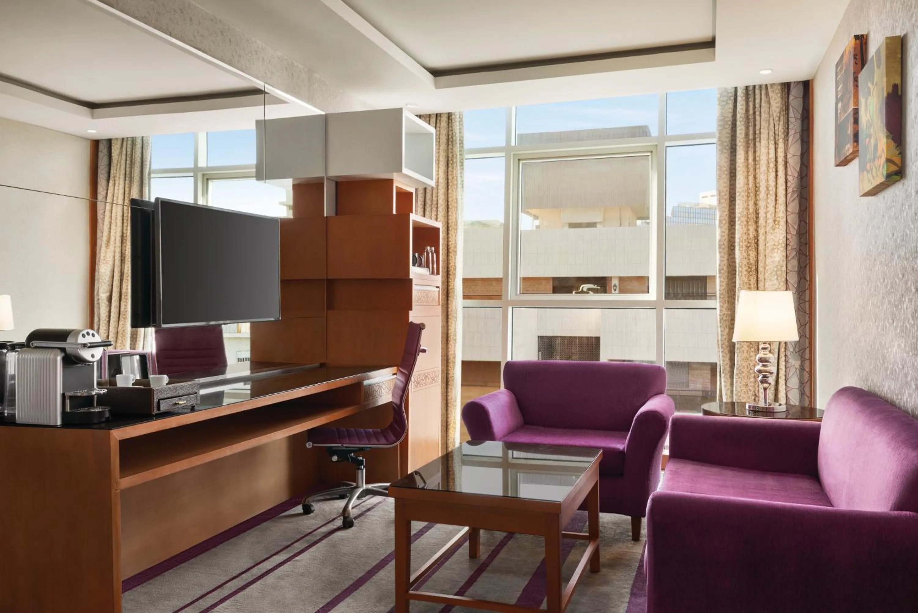 Living room in Vivid Jeddah Hotel, a member of Radisson Individuals