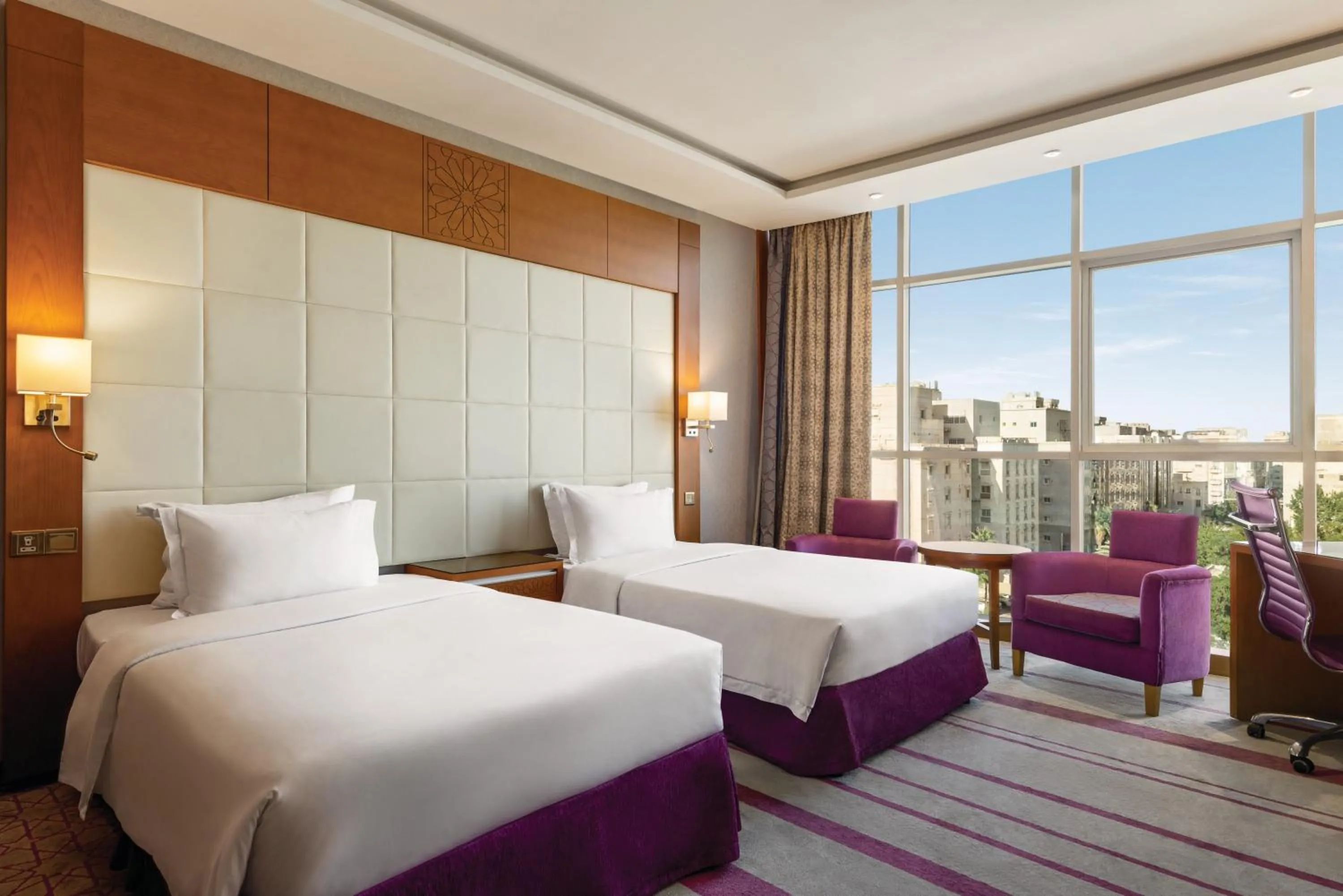 Bed in Vivid Jeddah Hotel, a member of Radisson Individuals